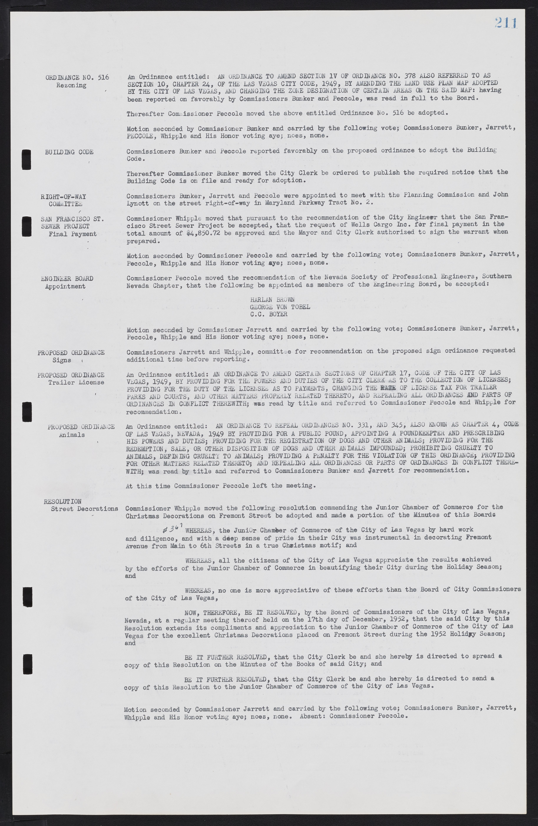 Las Vegas City Commission Minutes, May 26, 1952 to February 17, 1954, lvc000008-225