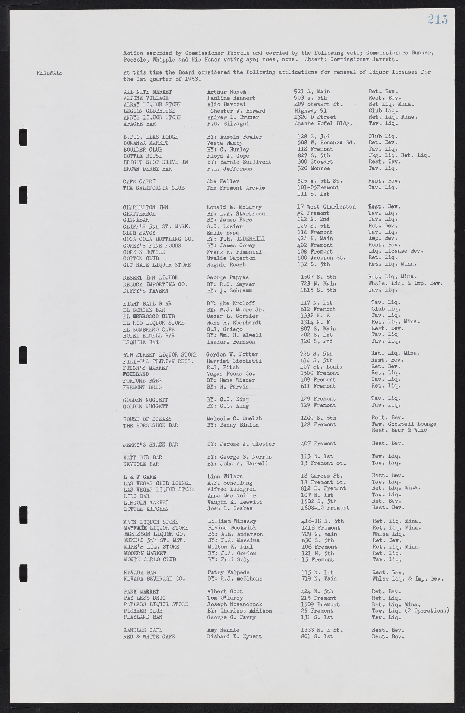 Las Vegas City Commission Minutes, May 26, 1952 to February 17, 1954, lvc000008-229