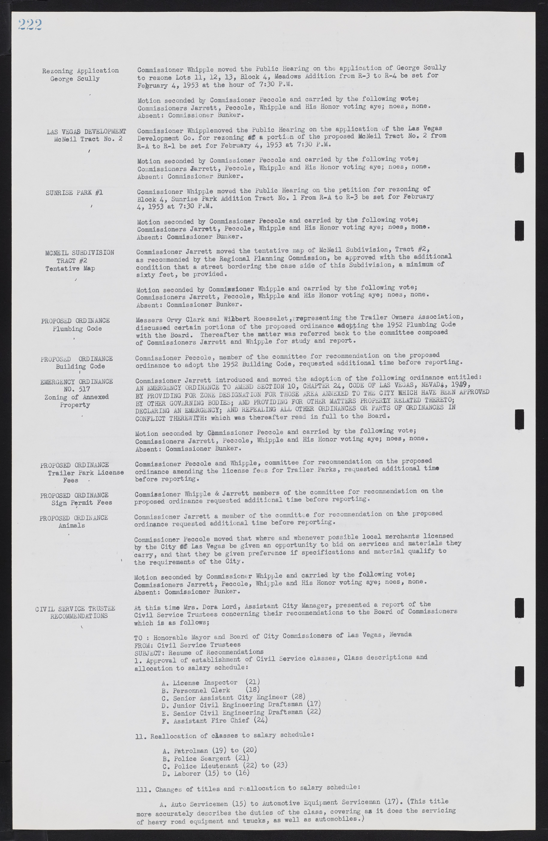 Las Vegas City Commission Minutes, May 26, 1952 to February 17, 1954, lvc000008-238