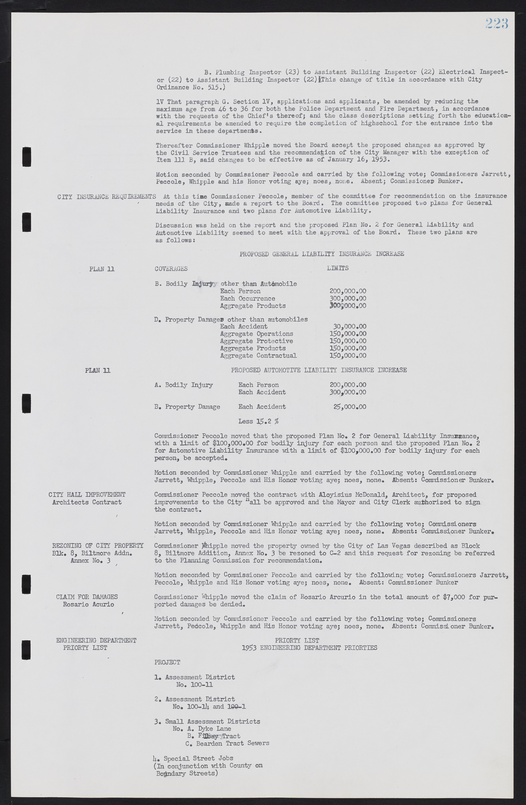 Las Vegas City Commission Minutes, May 26, 1952 to February 17, 1954, lvc000008-239