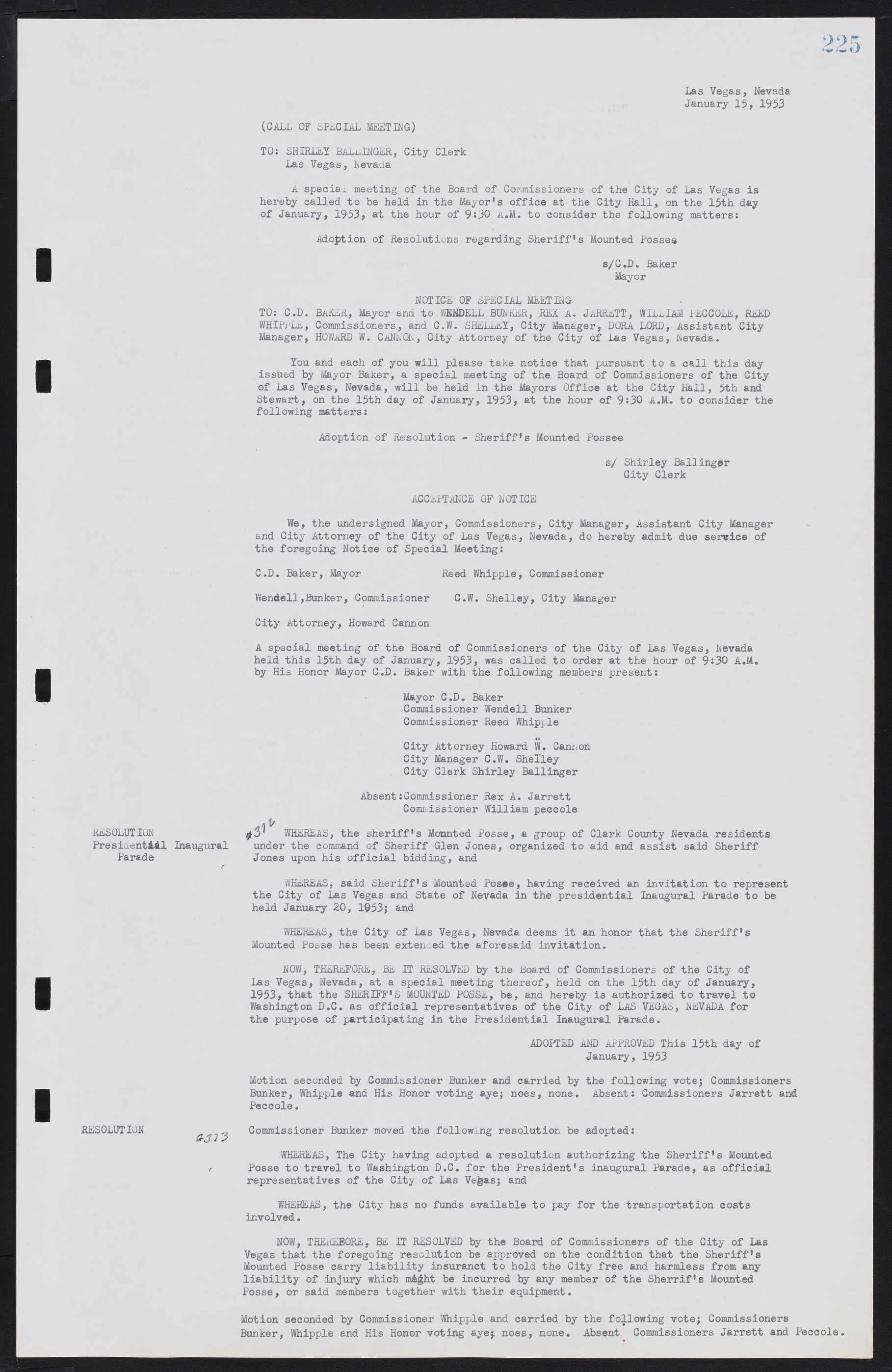 Las Vegas City Commission Minutes, May 26, 1952 to February 17, 1954, lvc000008-241