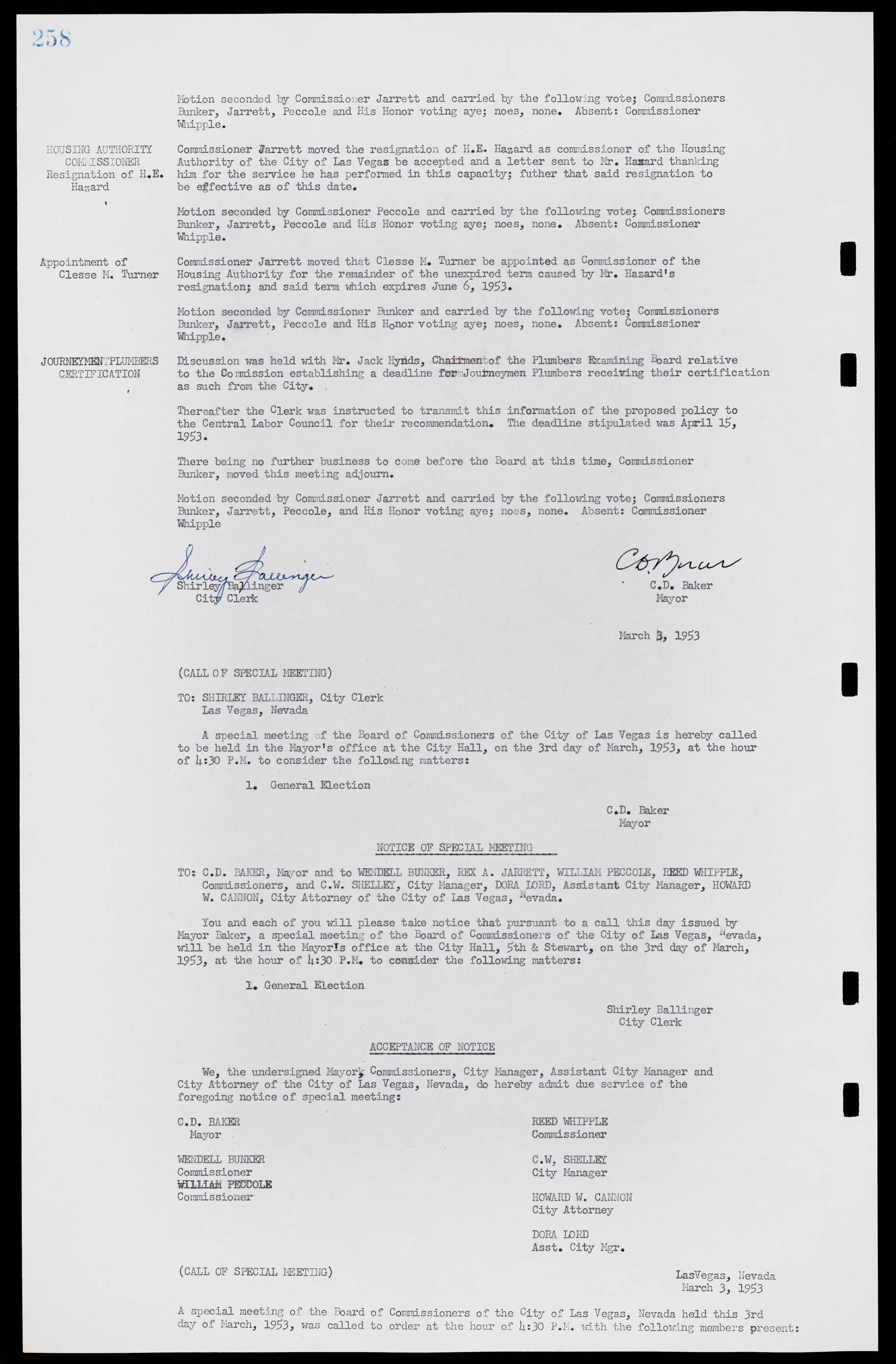Las Vegas City Commission Minutes, May 26, 1952 to February 17, 1954, lvc000008-274