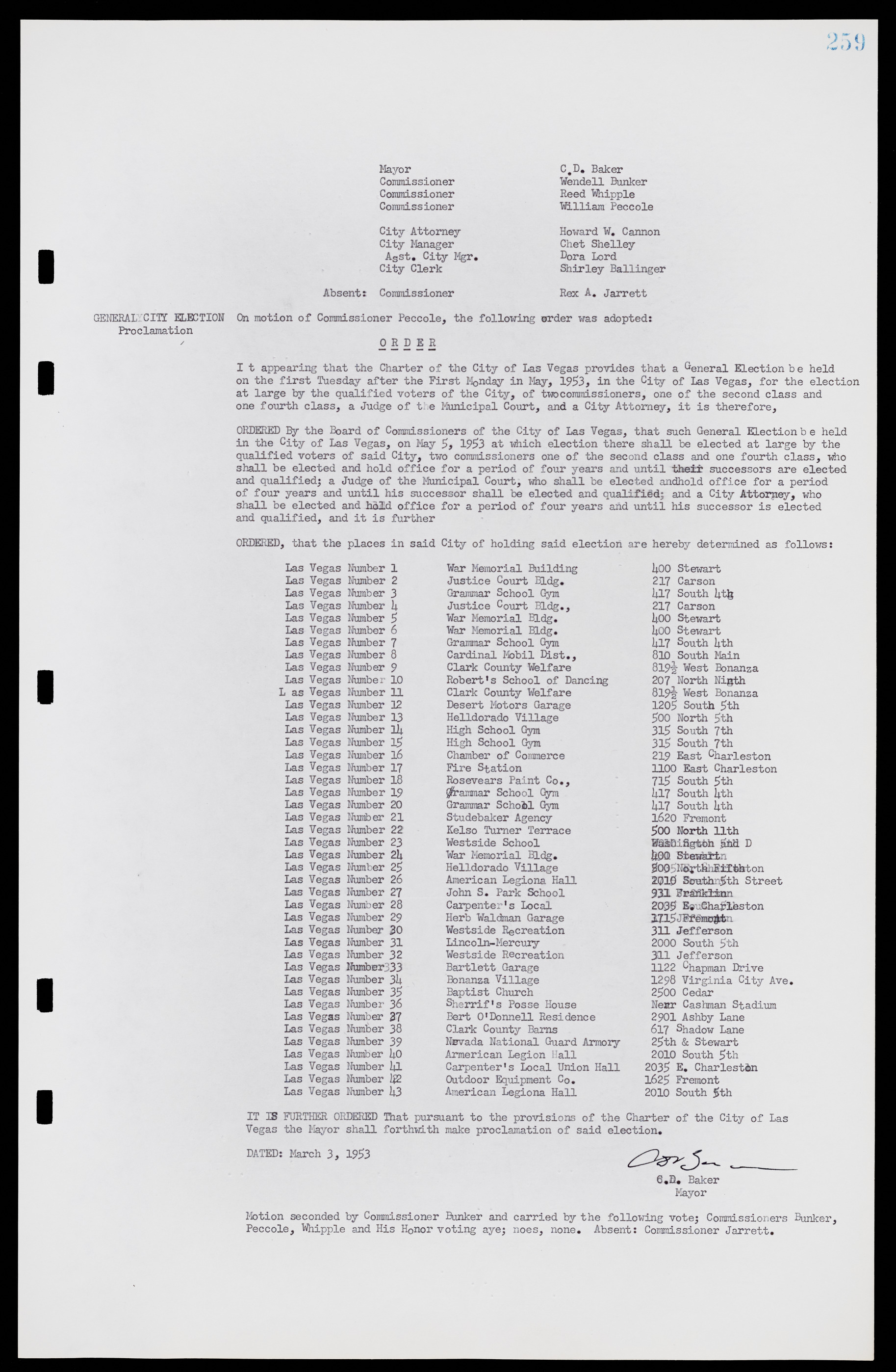 Las Vegas City Commission Minutes, May 26, 1952 to February 17, 1954, lvc000008-275