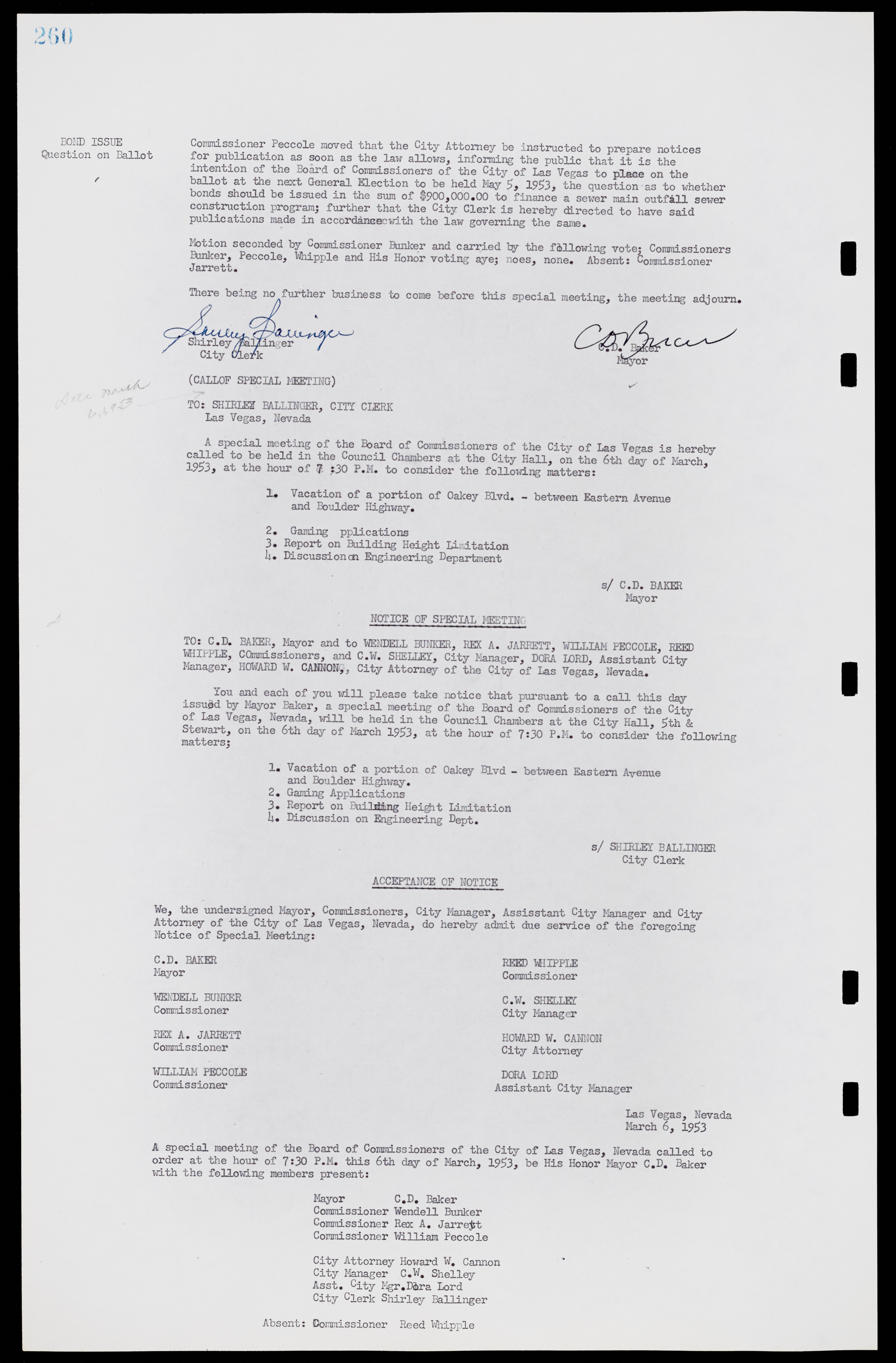 Las Vegas City Commission Minutes, May 26, 1952 to February 17, 1954, lvc000008-276