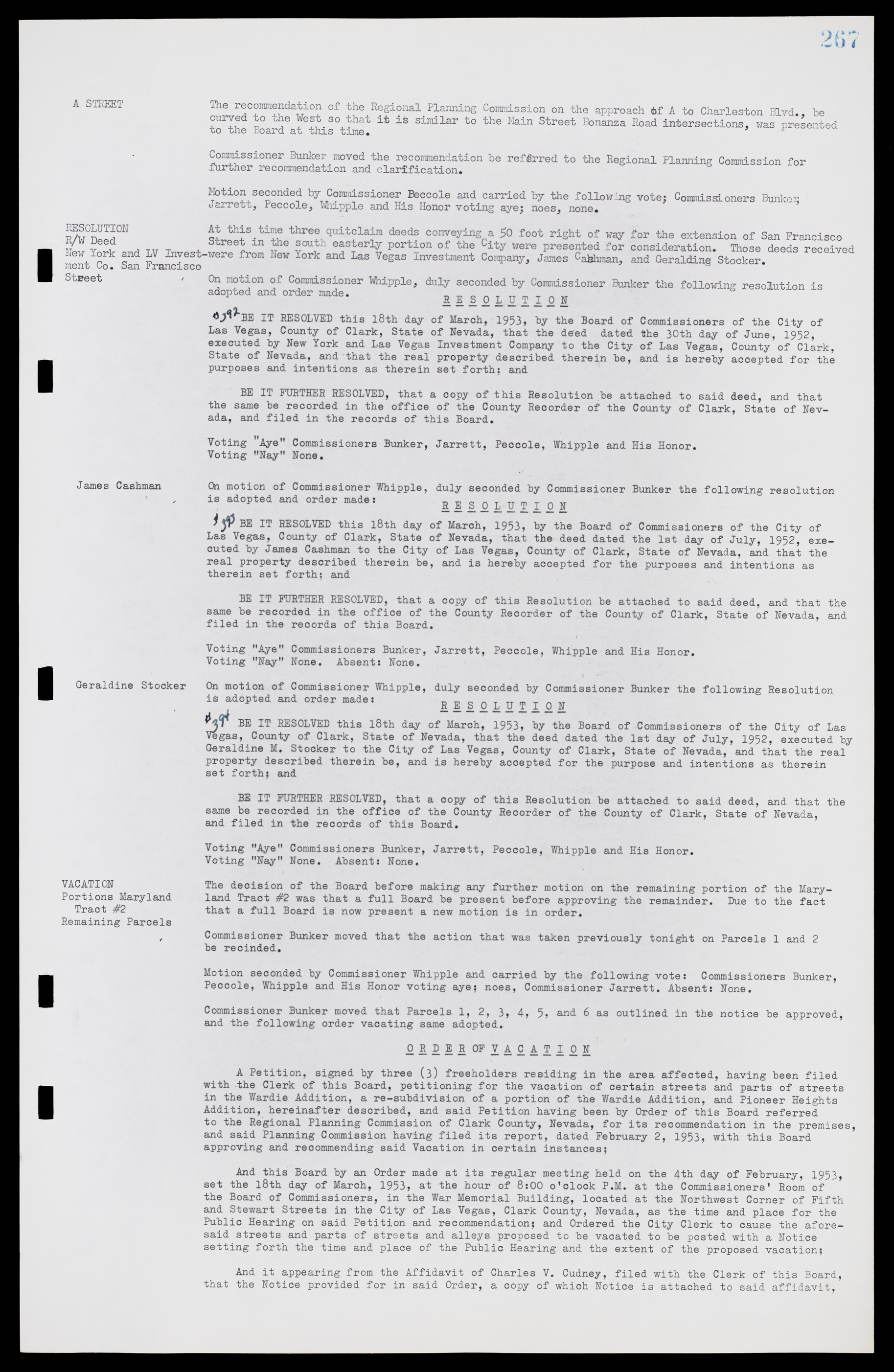 Las Vegas City Commission Minutes, May 26, 1952 to February 17, 1954, lvc000008-283