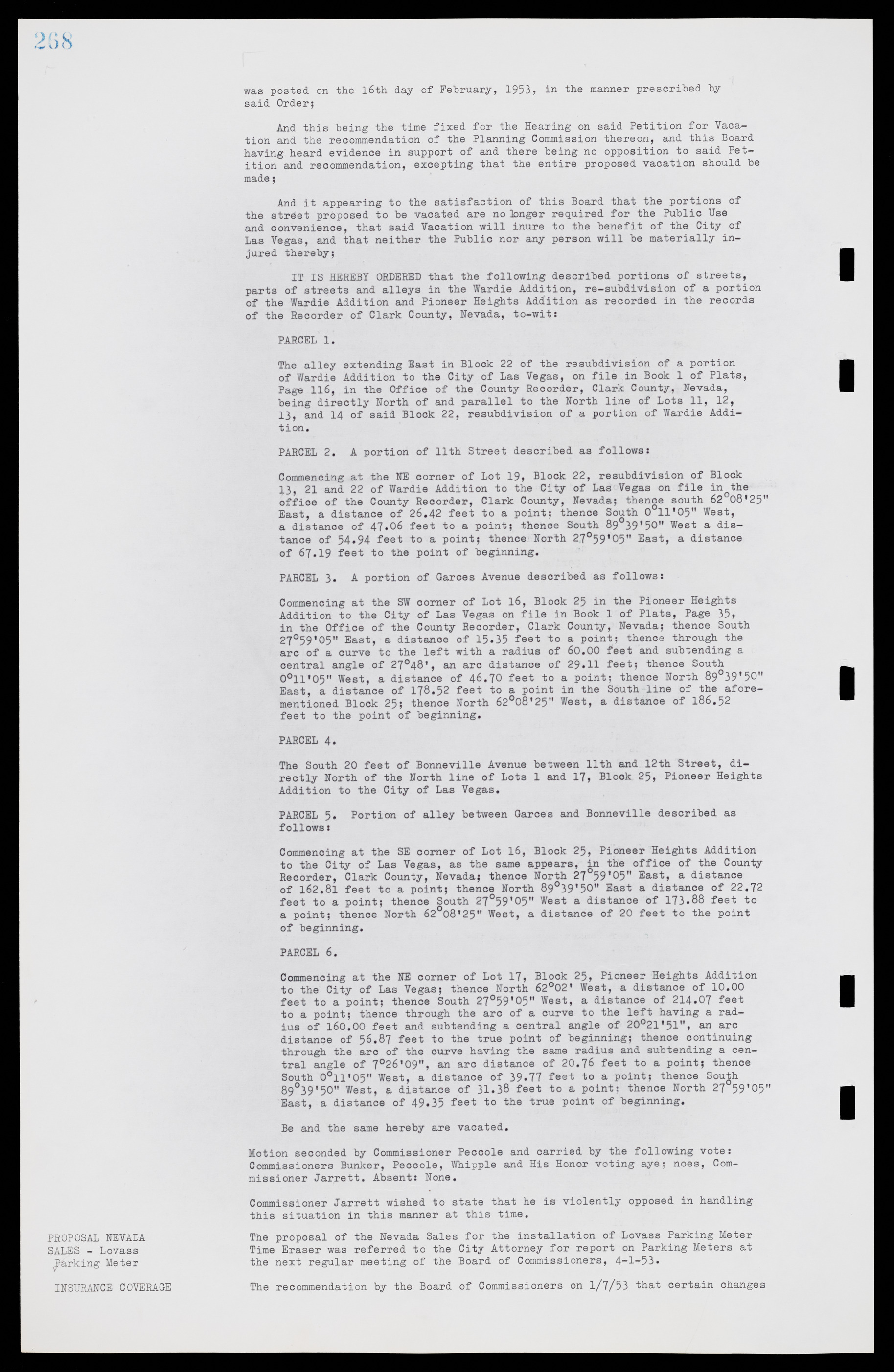 Las Vegas City Commission Minutes, May 26, 1952 to February 17, 1954, lvc000008-284