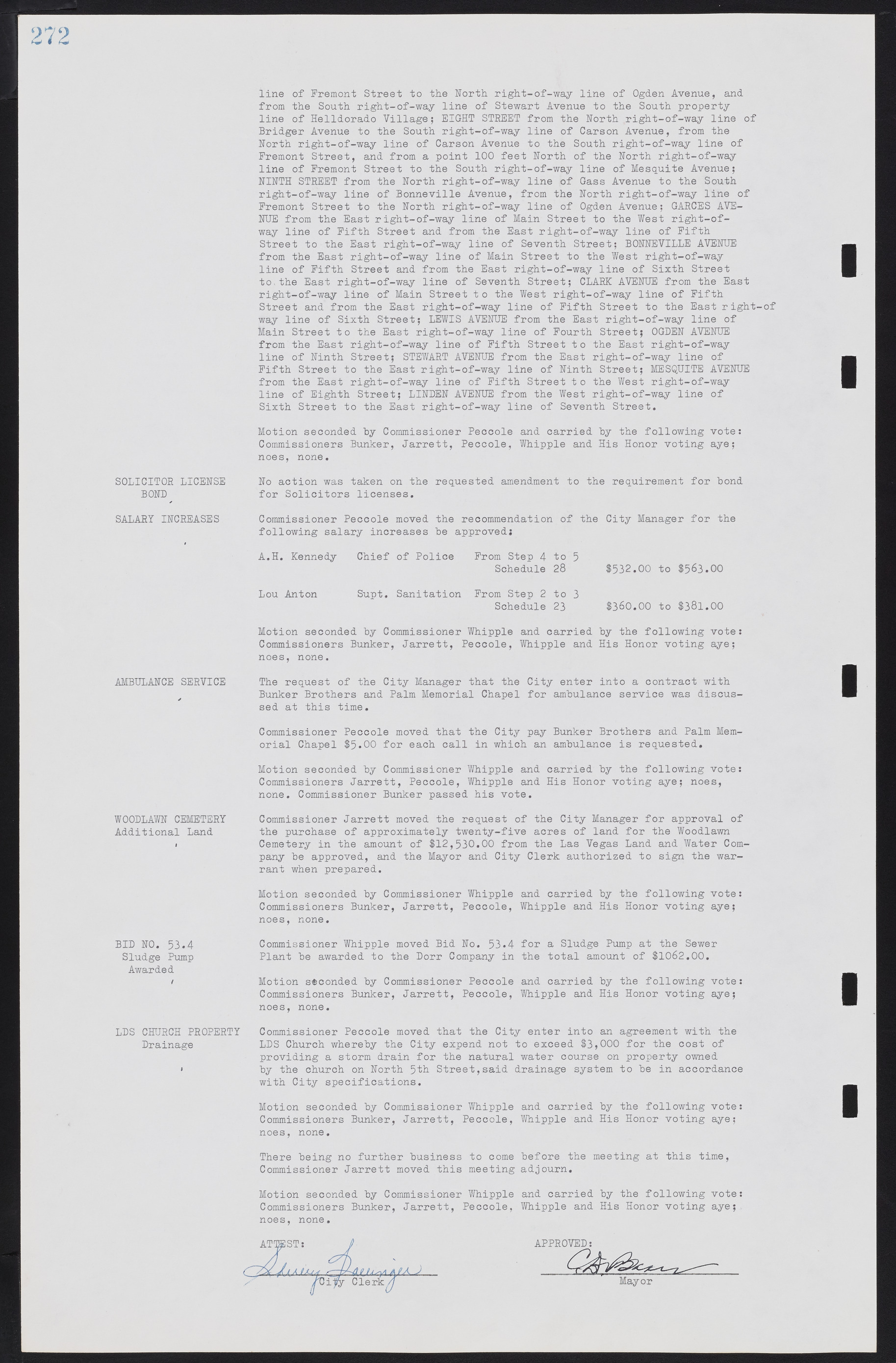 Las Vegas City Commission Minutes, May 26, 1952 to February 17, 1954, lvc000008-288