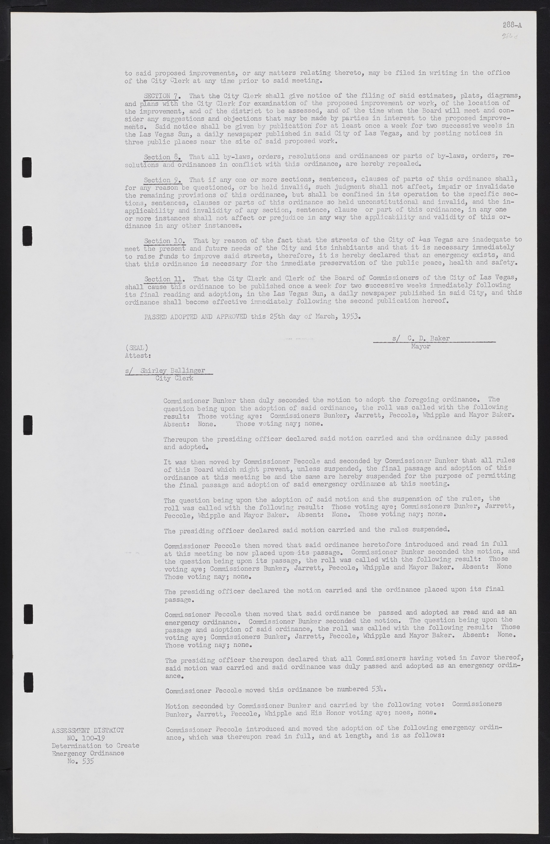 Las Vegas City Commission Minutes, May 26, 1952 to February 17, 1954, lvc000008-305