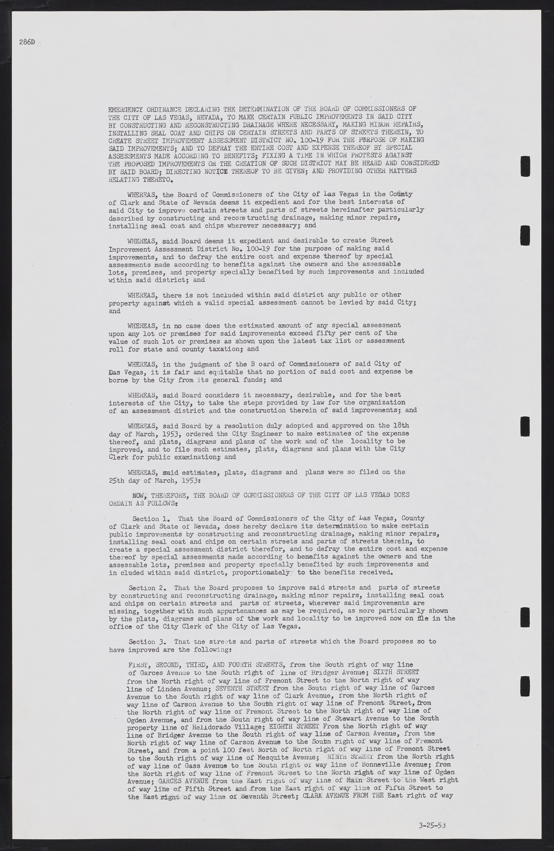 Las Vegas City Commission Minutes, May 26, 1952 to February 17, 1954, lvc000008-306