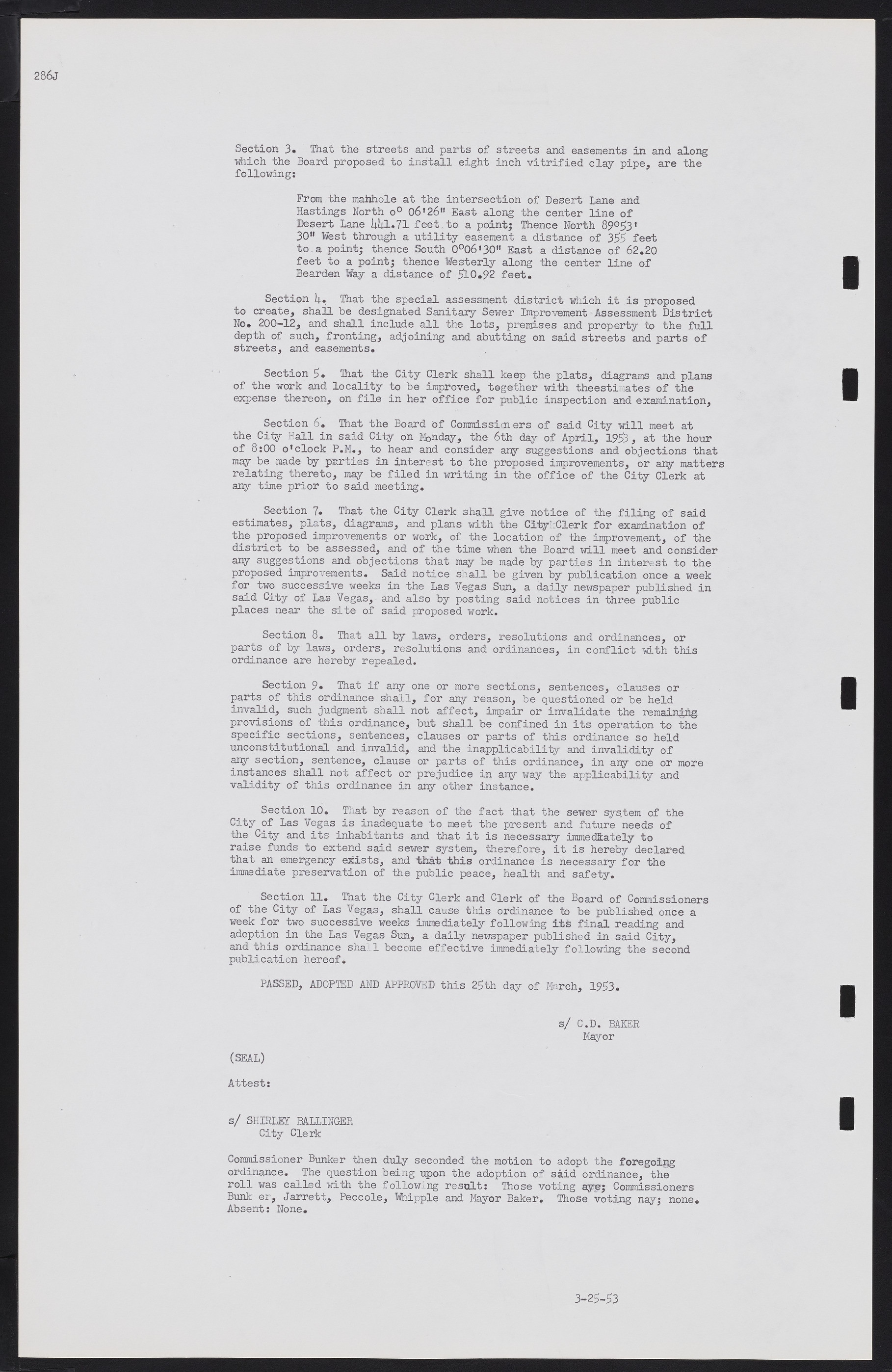 Las Vegas City Commission Minutes, May 26, 1952 to February 17, 1954, lvc000008-312