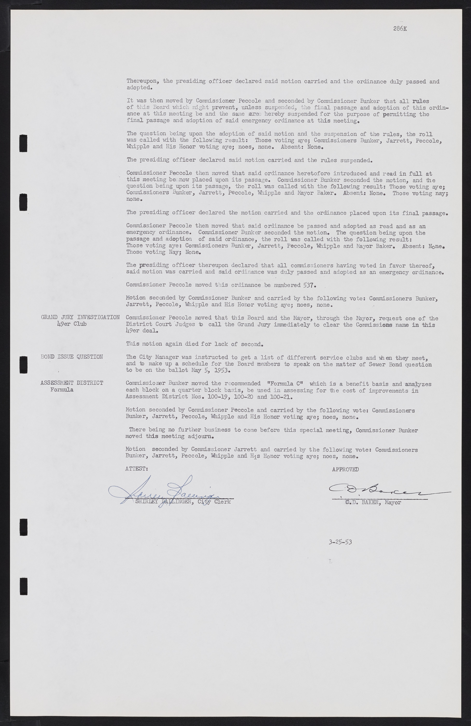 Las Vegas City Commission Minutes, May 26, 1952 to February 17, 1954, lvc000008-313