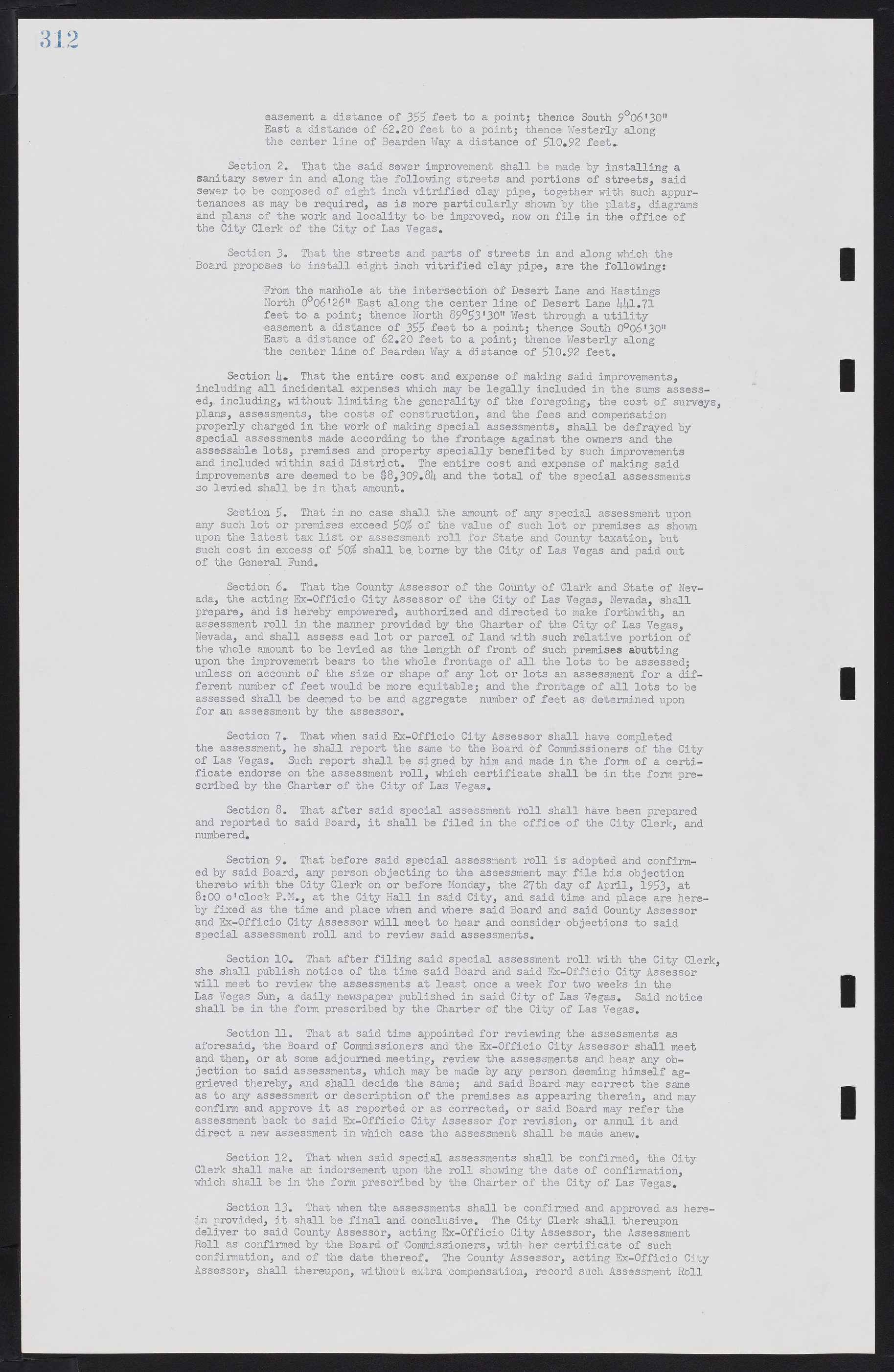 Las Vegas City Commission Minutes, May 26, 1952 to February 17, 1954, lvc000008-340