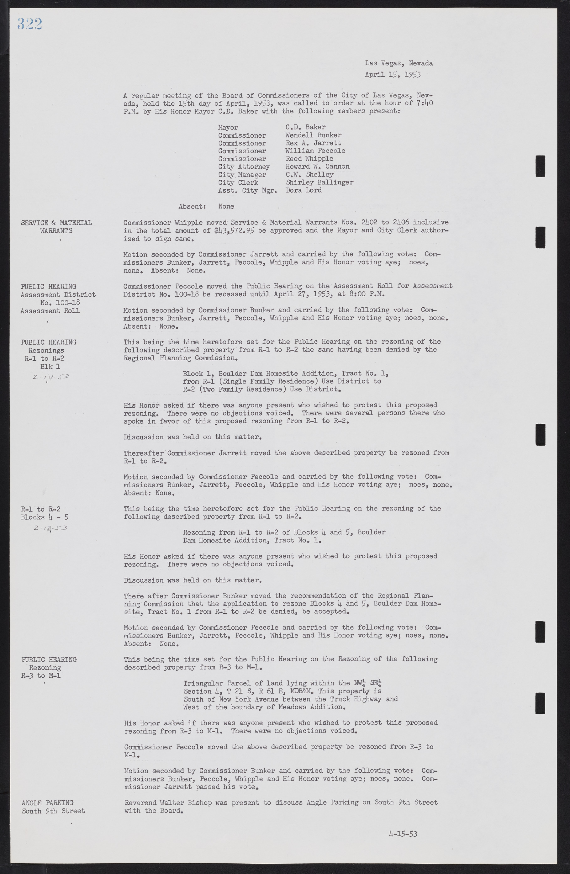 Las Vegas City Commission Minutes, May 26, 1952 to February 17, 1954, lvc000008-350