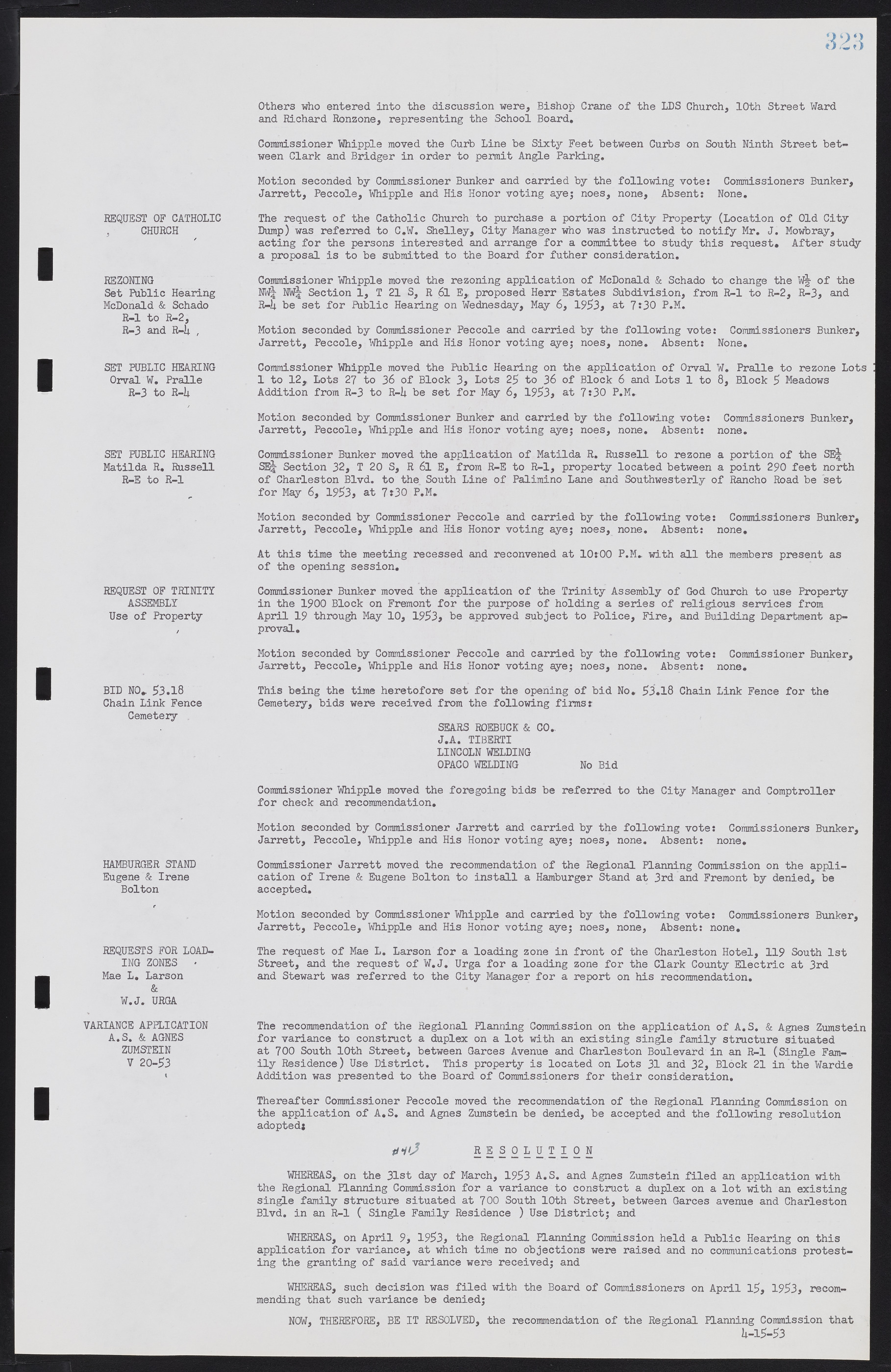 Las Vegas City Commission Minutes, May 26, 1952 to February 17, 1954, lvc000008-351