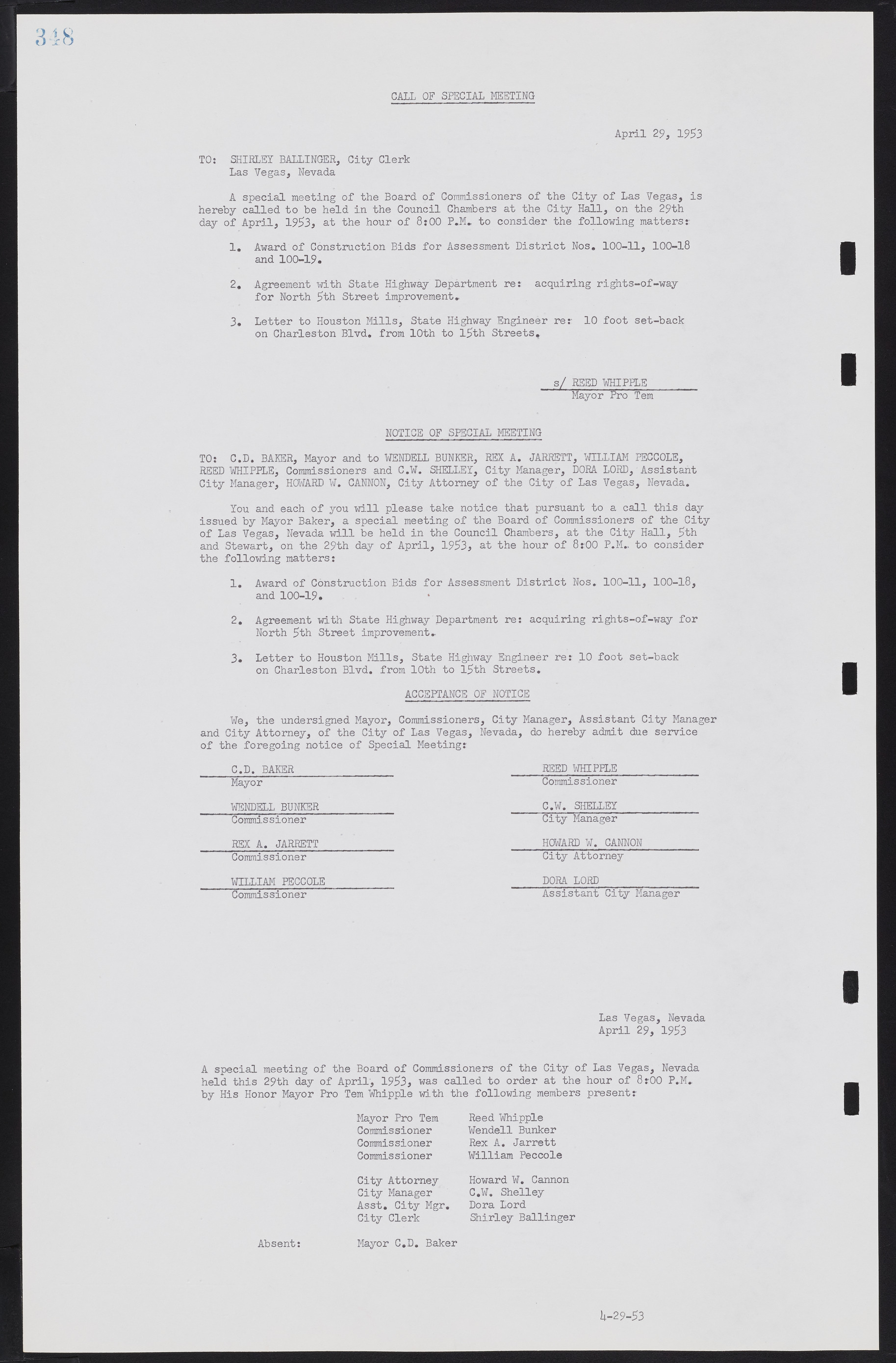 Las Vegas City Commission Minutes, May 26, 1952 to February 17, 1954, lvc000008-376