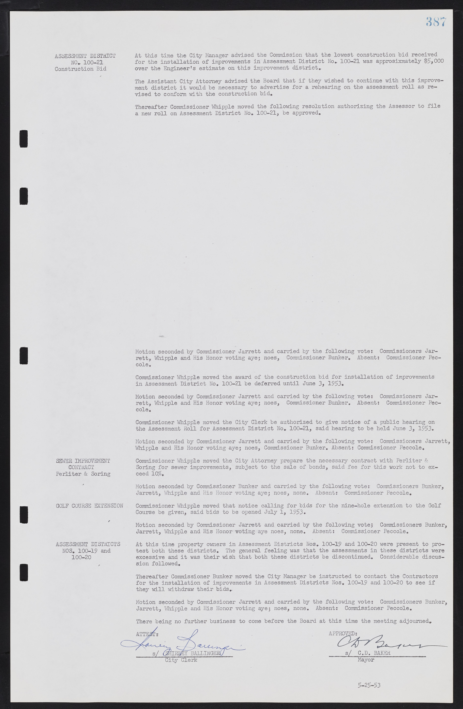 Las Vegas City Commission Minutes, May 26, 1952 to February 17, 1954, lvc000008-415