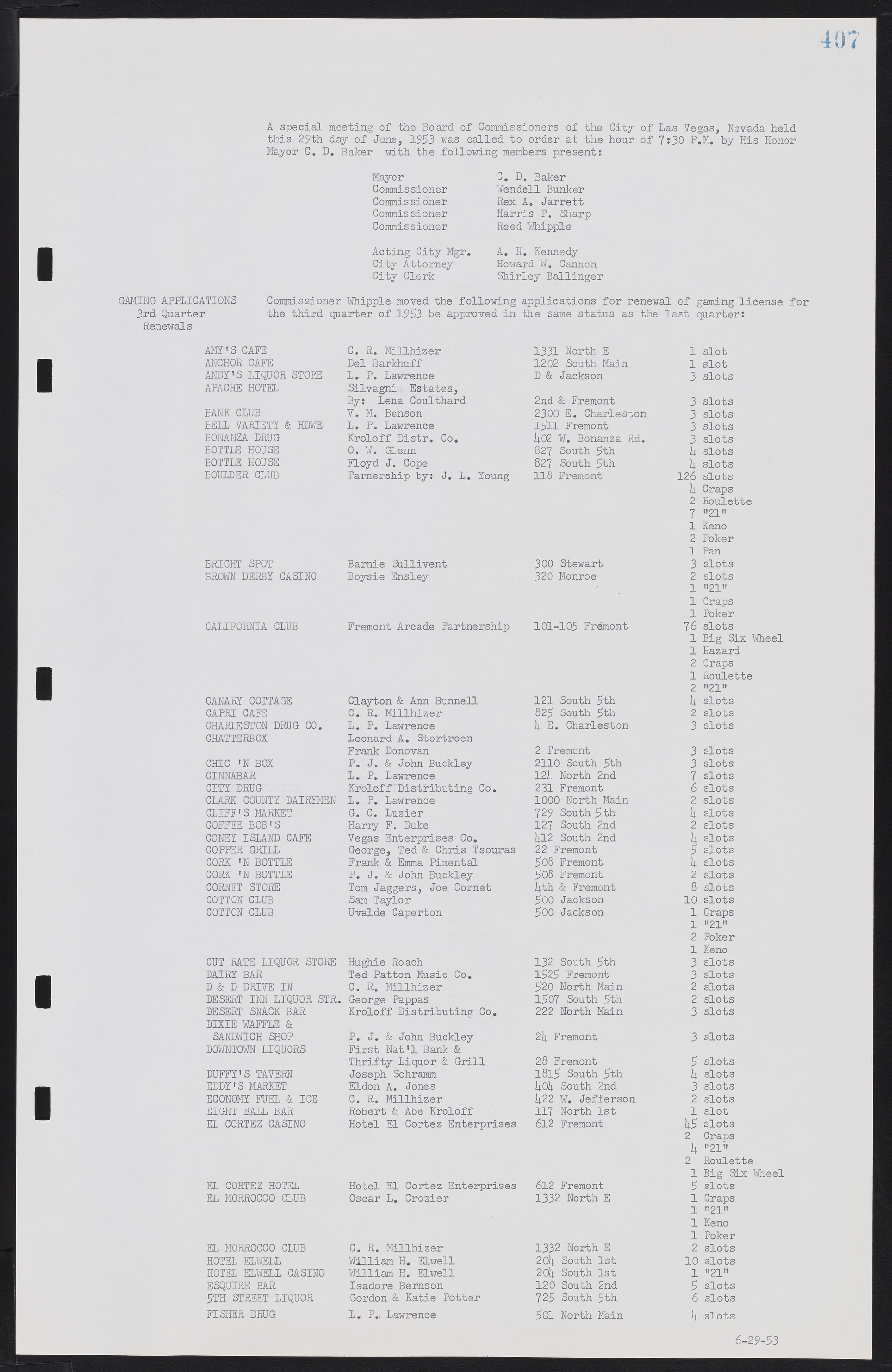 Las Vegas City Commission Minutes, May 26, 1952 to February 17, 1954, lvc000008-435