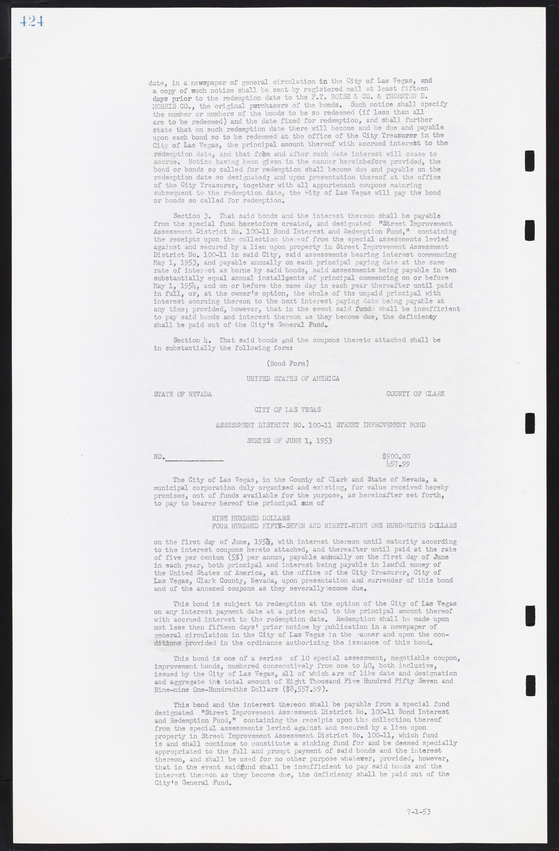 Las Vegas City Commission Minutes, May 26, 1952 to February 17, 1954, lvc000008-454
