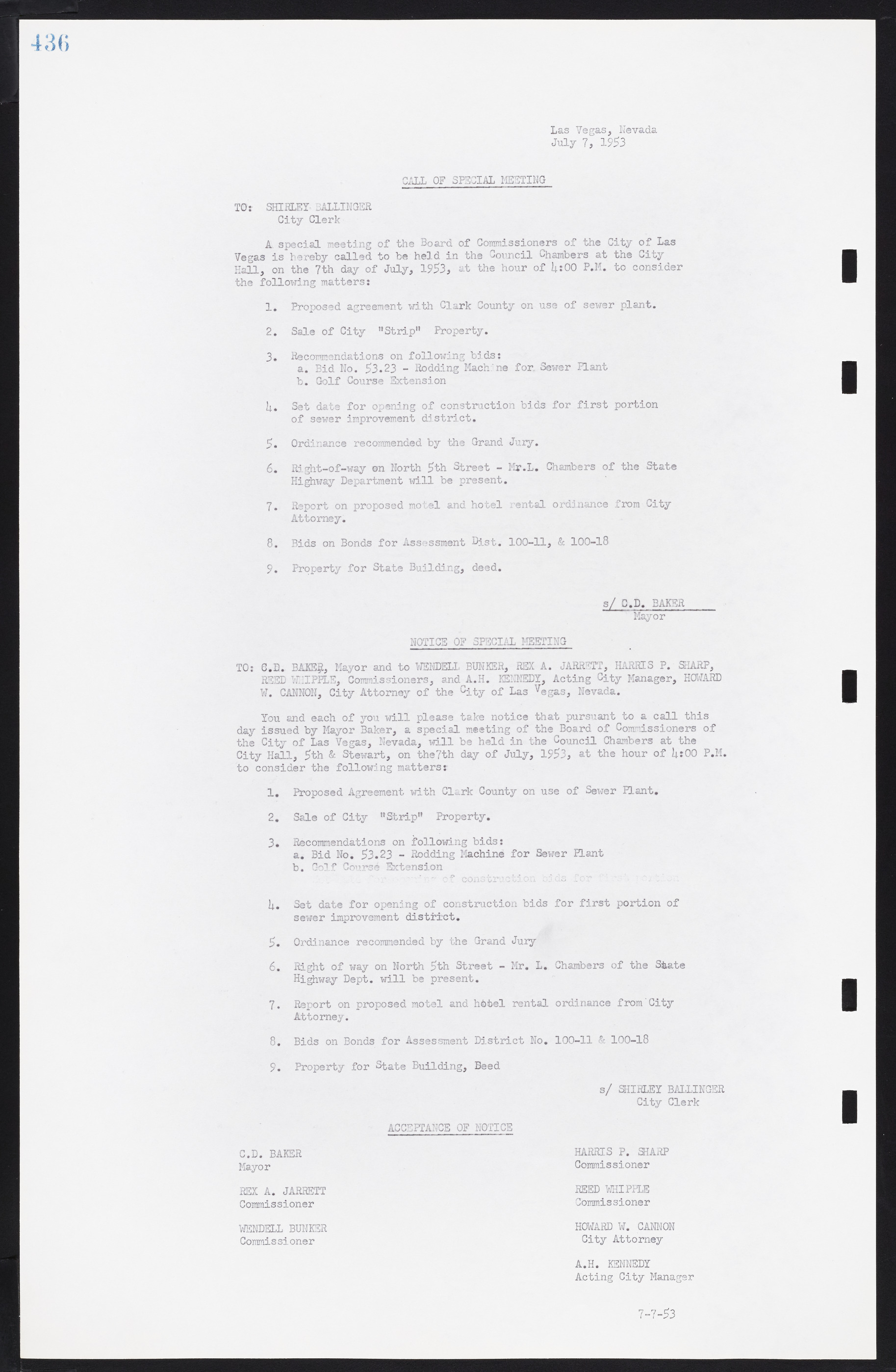 Las Vegas City Commission Minutes, May 26, 1952 to February 17, 1954, lvc000008-466