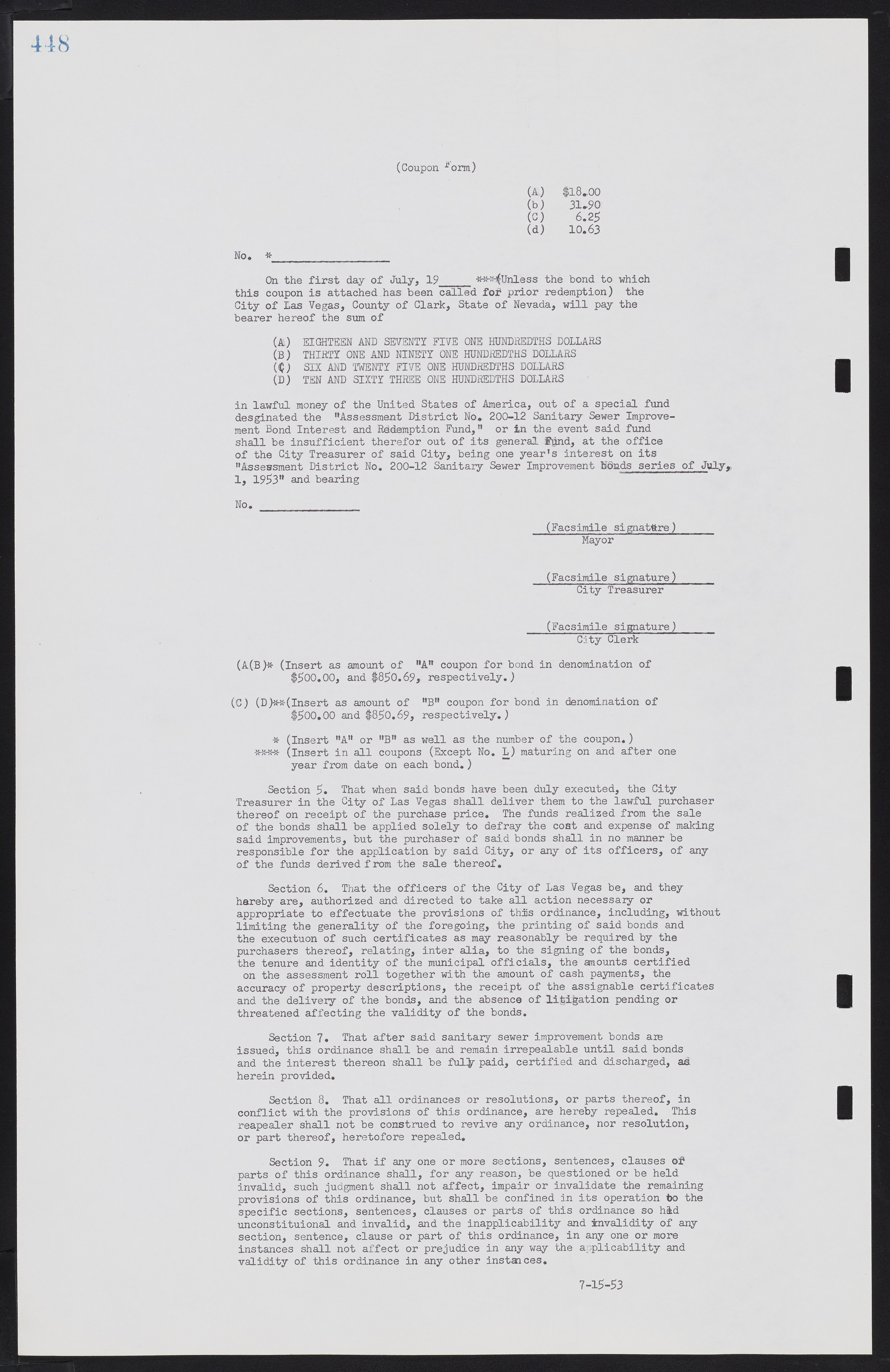 Las Vegas City Commission Minutes, May 26, 1952 to February 17, 1954, lvc000008-478