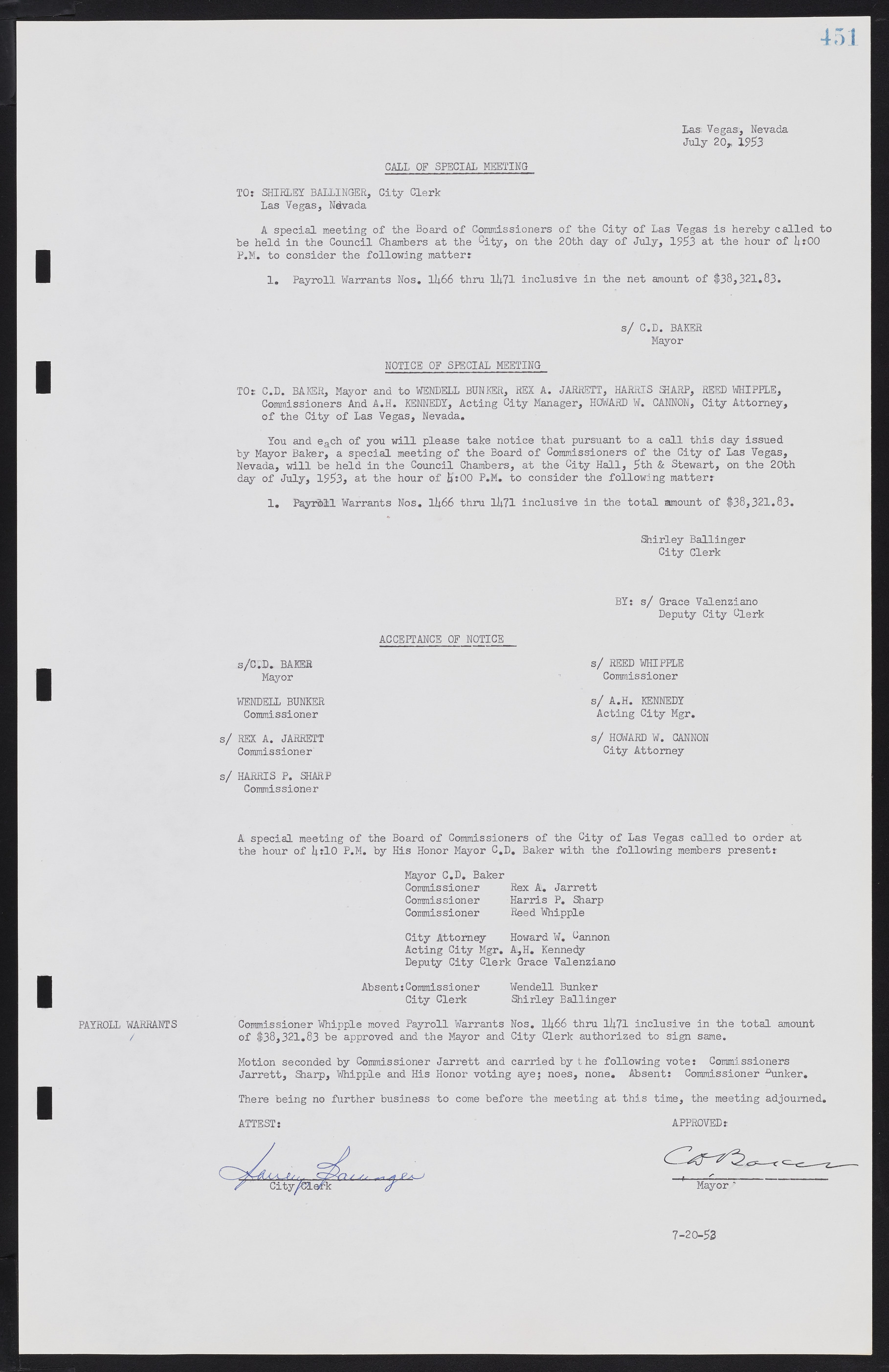 Las Vegas City Commission Minutes, May 26, 1952 to February 17, 1954, lvc000008-481