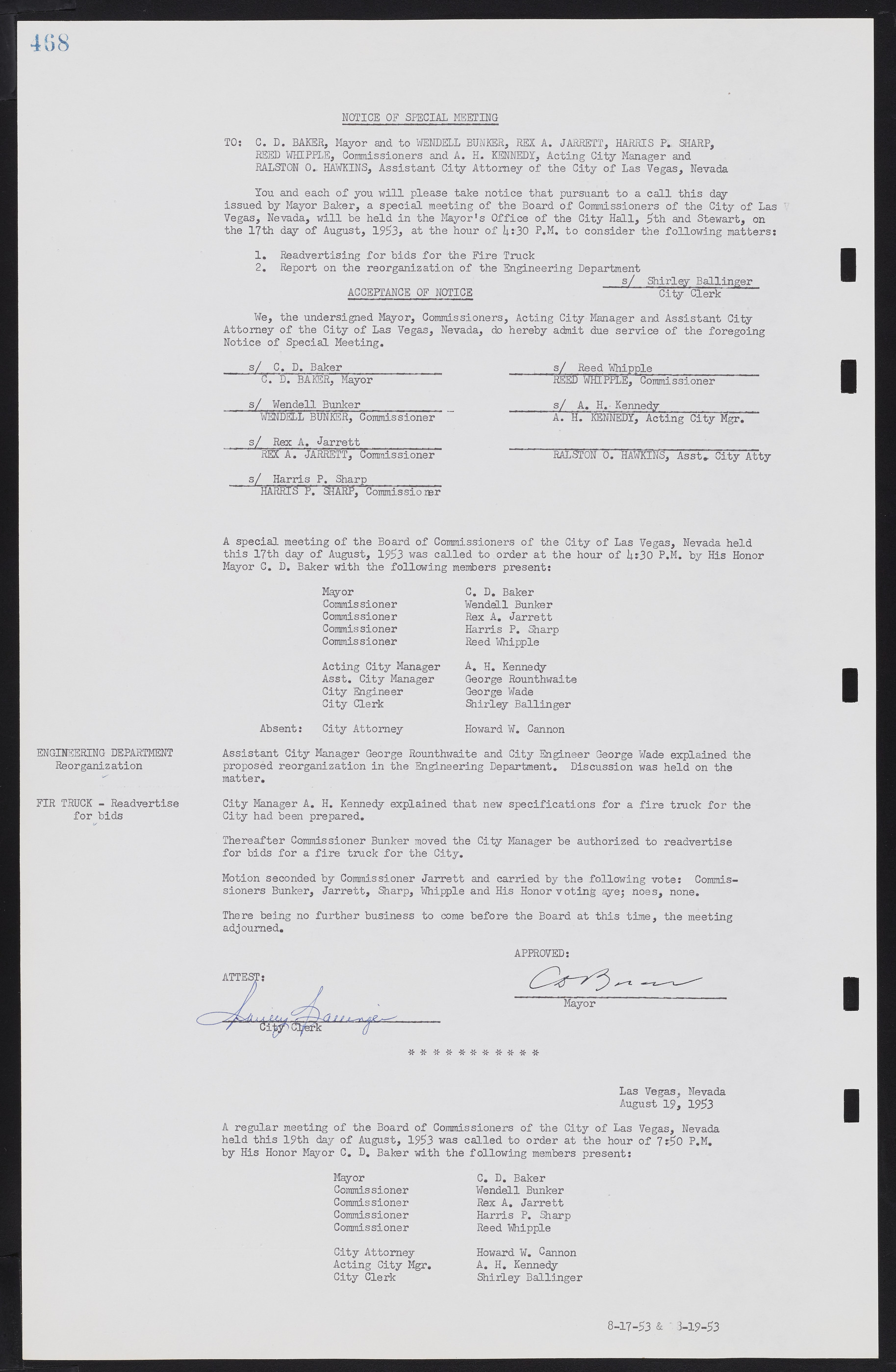 Las Vegas City Commission Minutes, May 26, 1952 to February 17, 1954, lvc000008-498