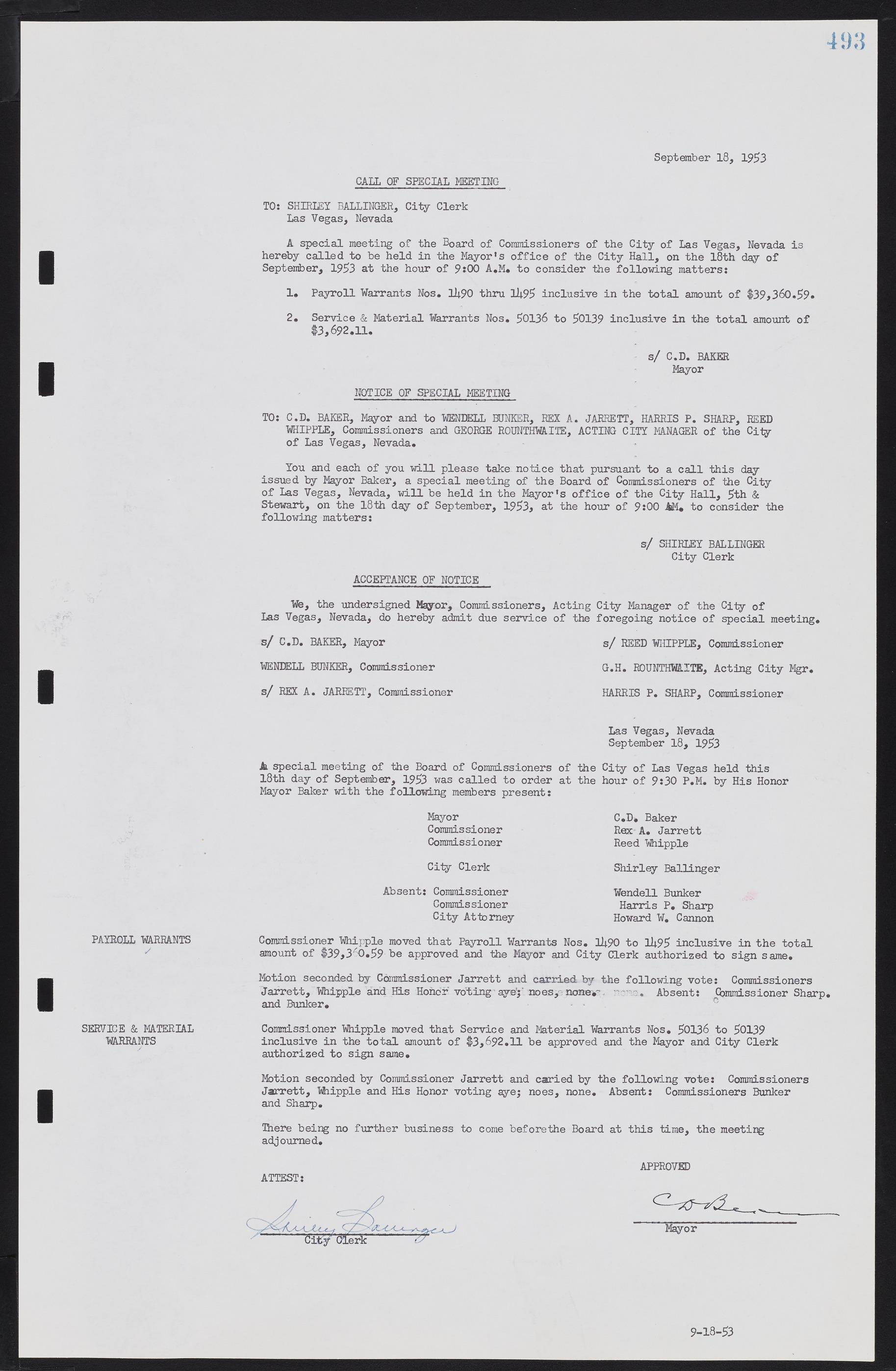 Las Vegas City Commission Minutes, May 26, 1952 to February 17, 1954, lvc000008-523