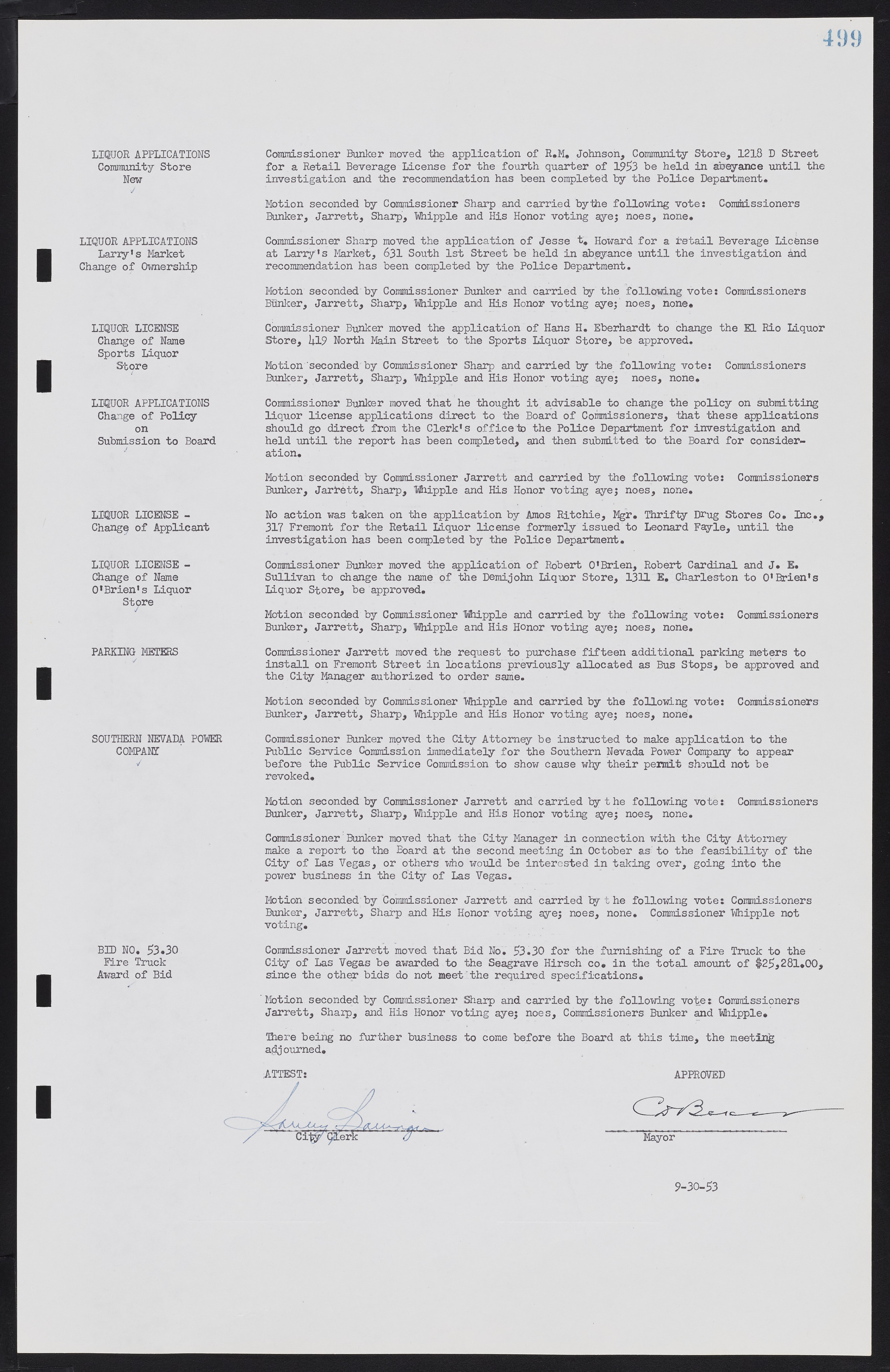 Las Vegas City Commission Minutes, May 26, 1952 to February 17, 1954, lvc000008-529