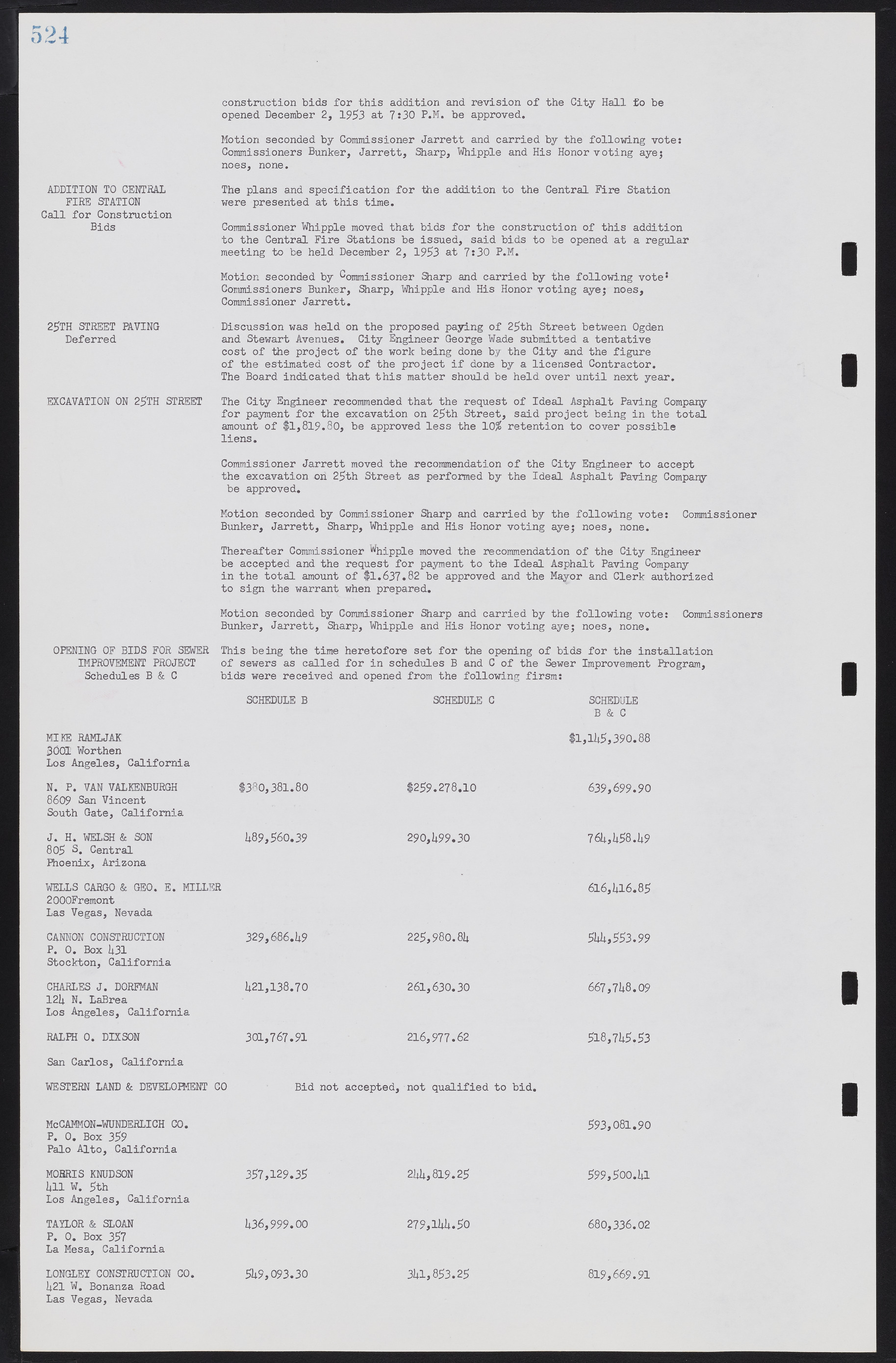 Las Vegas City Commission Minutes, May 26, 1952 to February 17, 1954, lvc000008-554