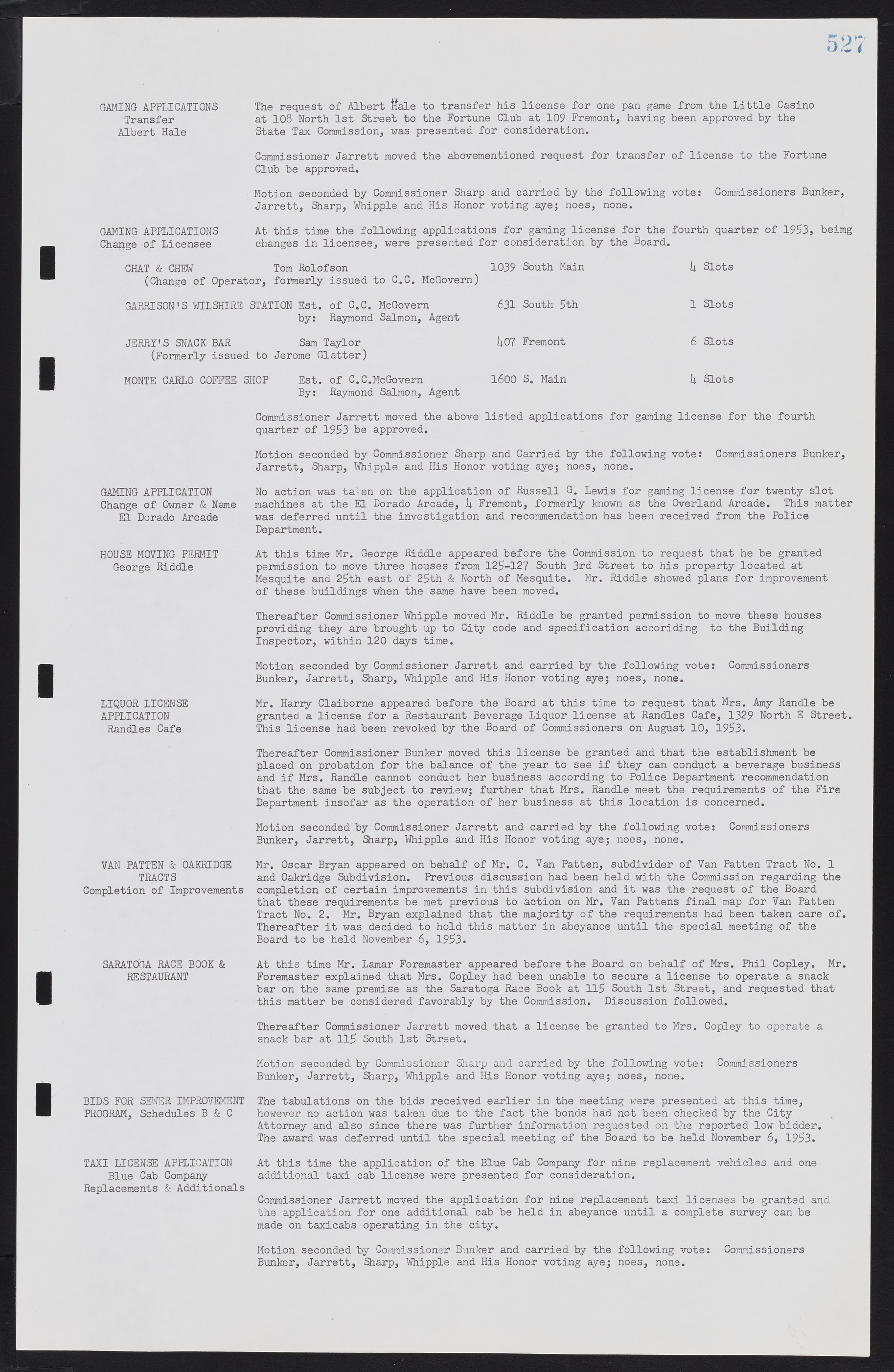 Las Vegas City Commission Minutes, May 26, 1952 to February 17, 1954, lvc000008-557