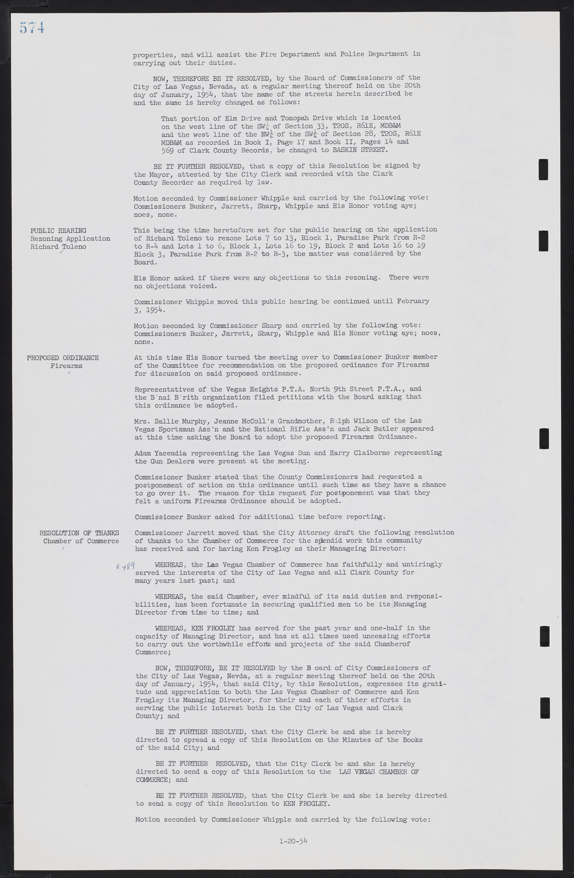 Las Vegas City Commission Minutes, May 26, 1952 to February 17, 1954, lvc000008-604