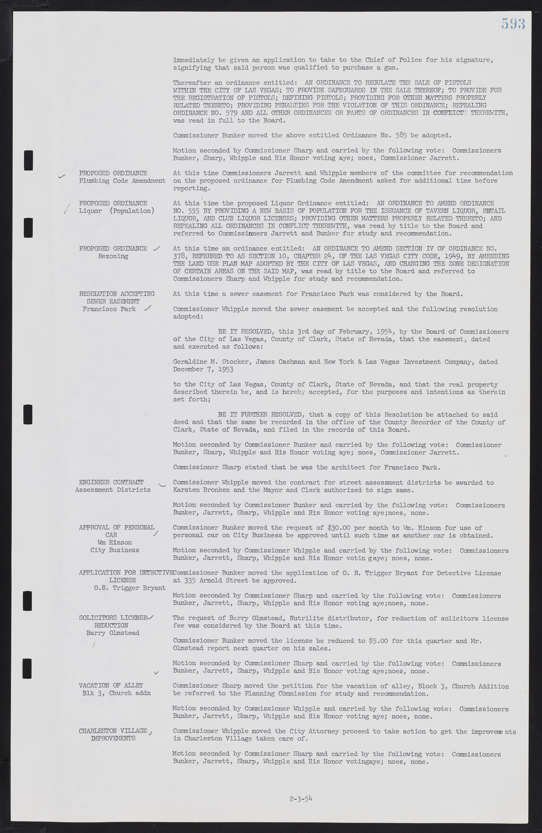 Las Vegas City Commission Minutes, May 26, 1952 to February 17, 1954, lvc000008-623