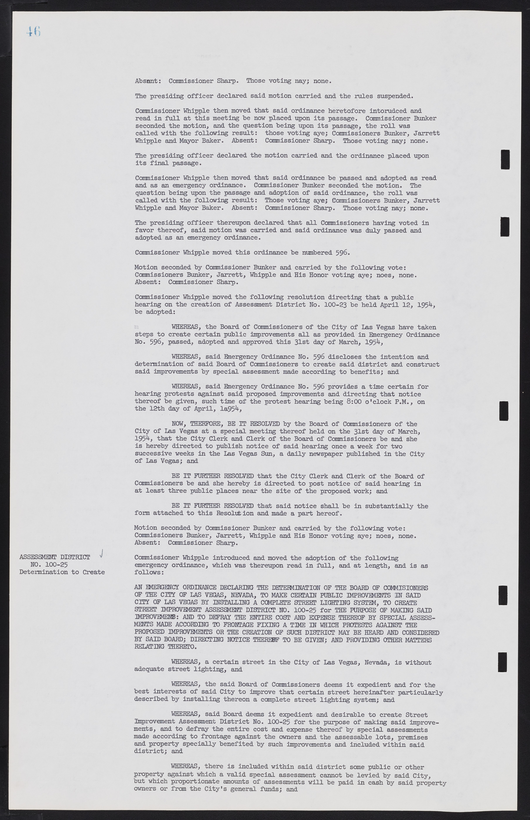 Las Vegas City Commission Minutes, February 17, 1954 to September 21, 1955, lvc000009-50