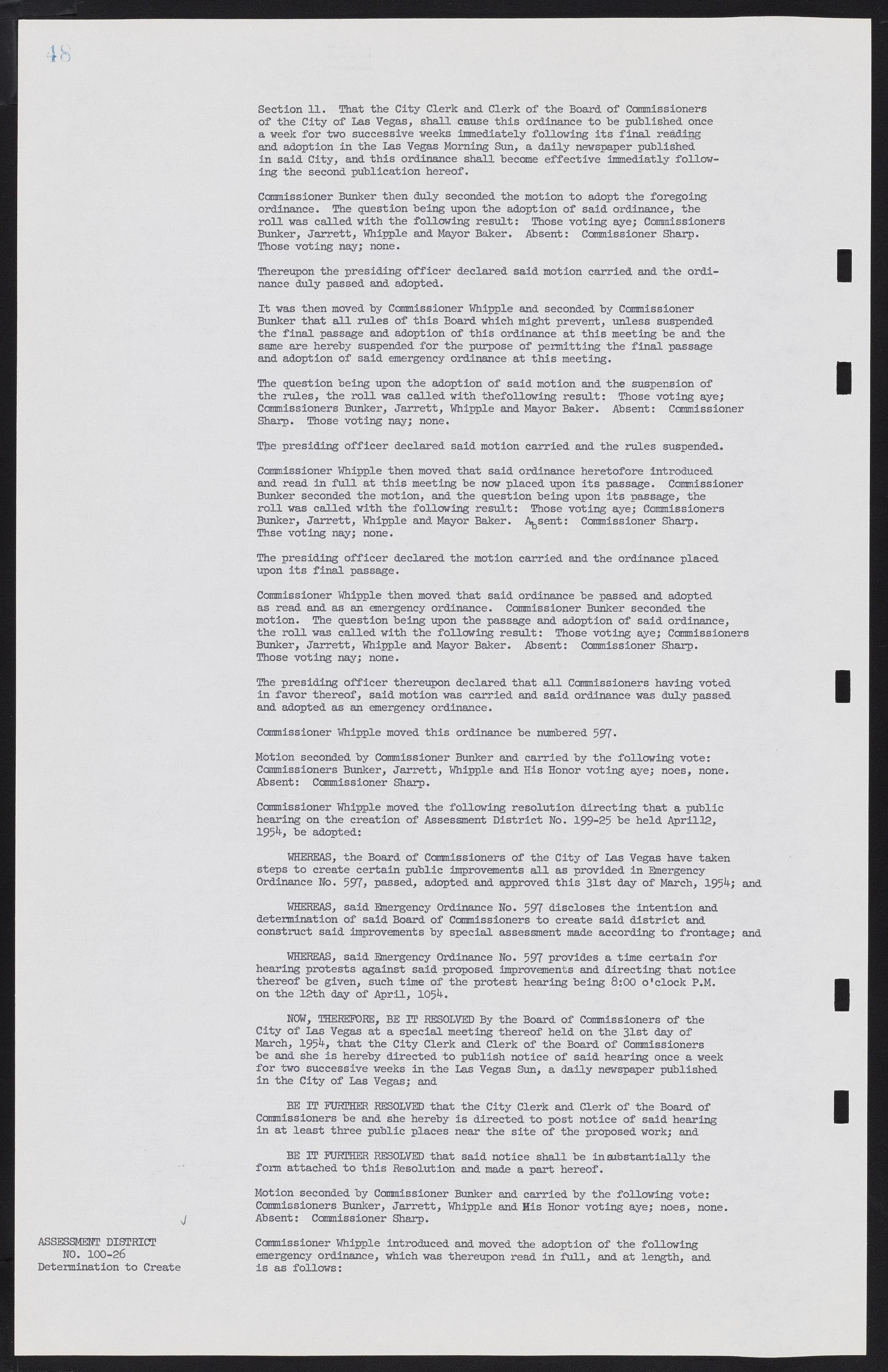 Las Vegas City Commission Minutes, February 17, 1954 to September 21, 1955, lvc000009-52