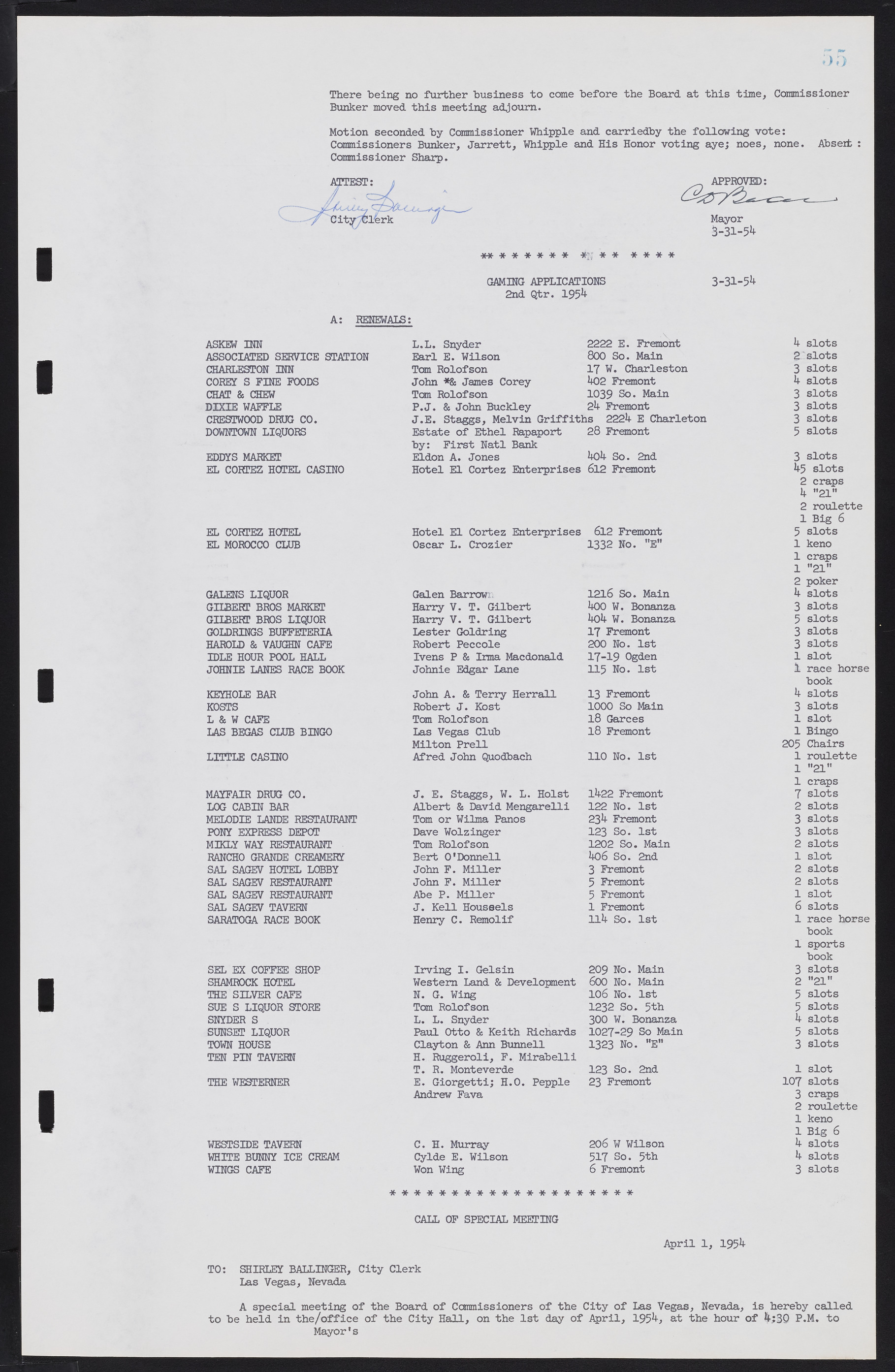 Las Vegas City Commission Minutes, February 17, 1954 to September 21, 1955, lvc000009-59