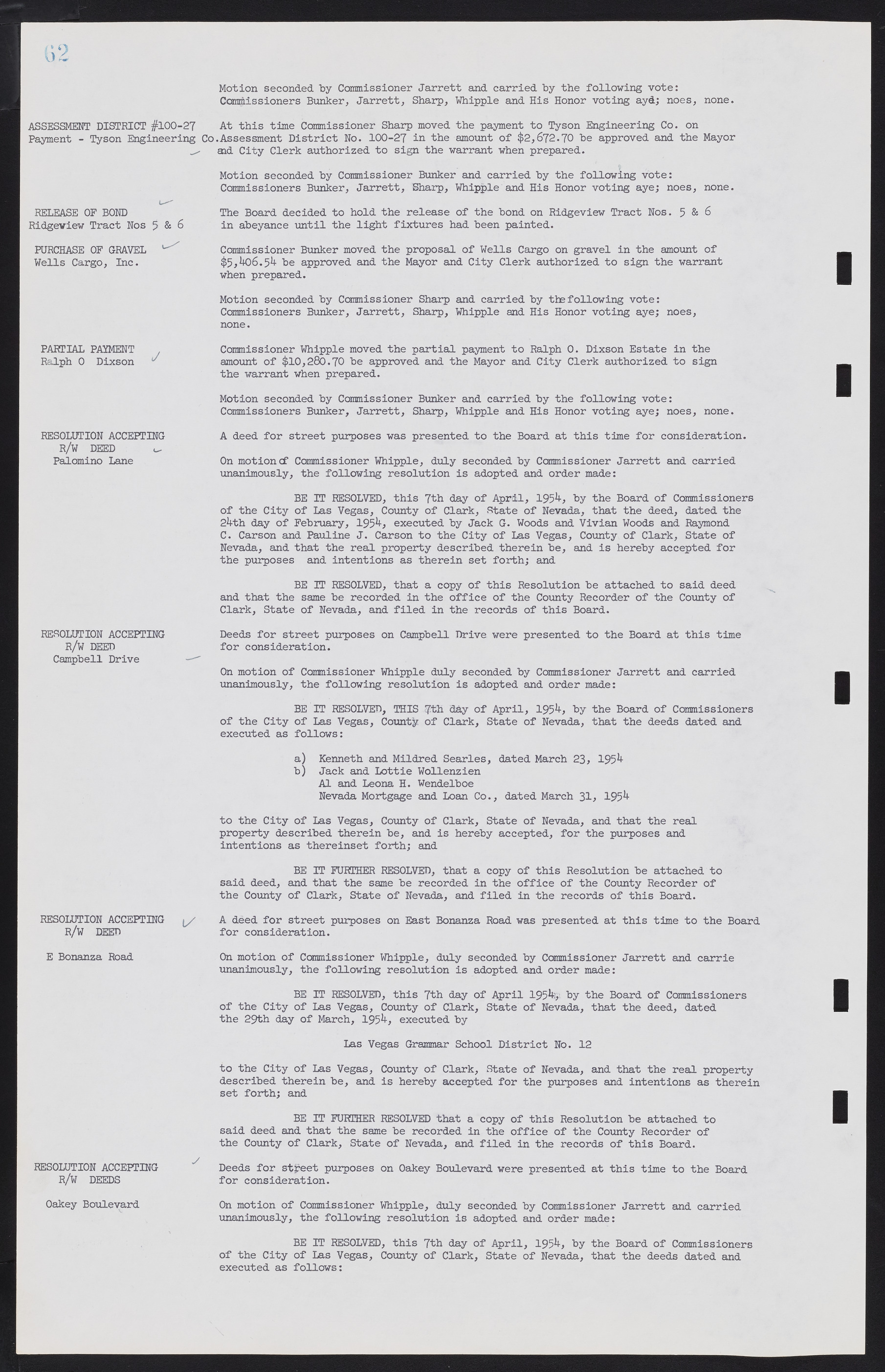 Las Vegas City Commission Minutes, February 17, 1954 to September 21, 1955, lvc000009-66