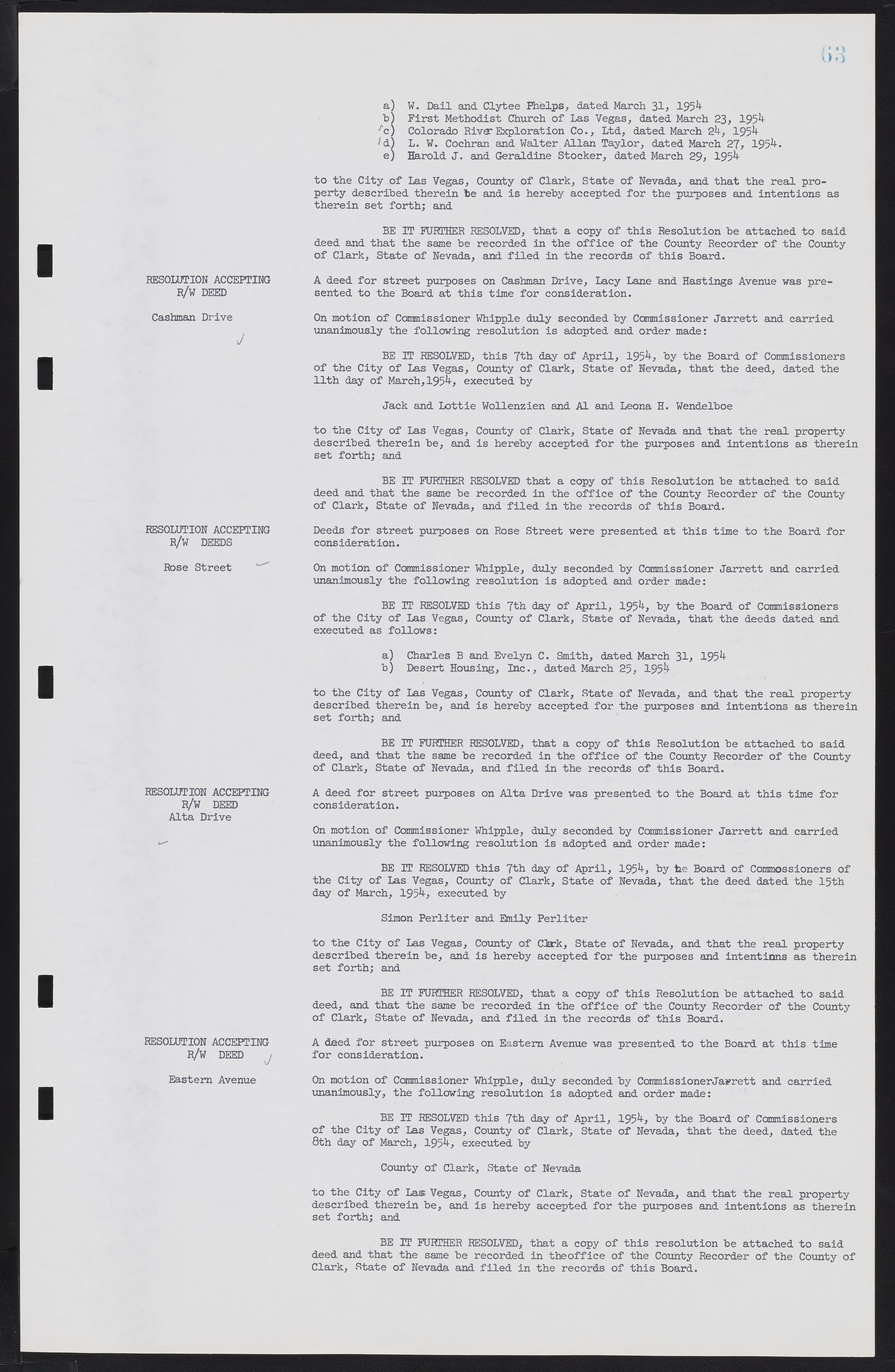 Las Vegas City Commission Minutes, February 17, 1954 to September 21, 1955, lvc000009-67