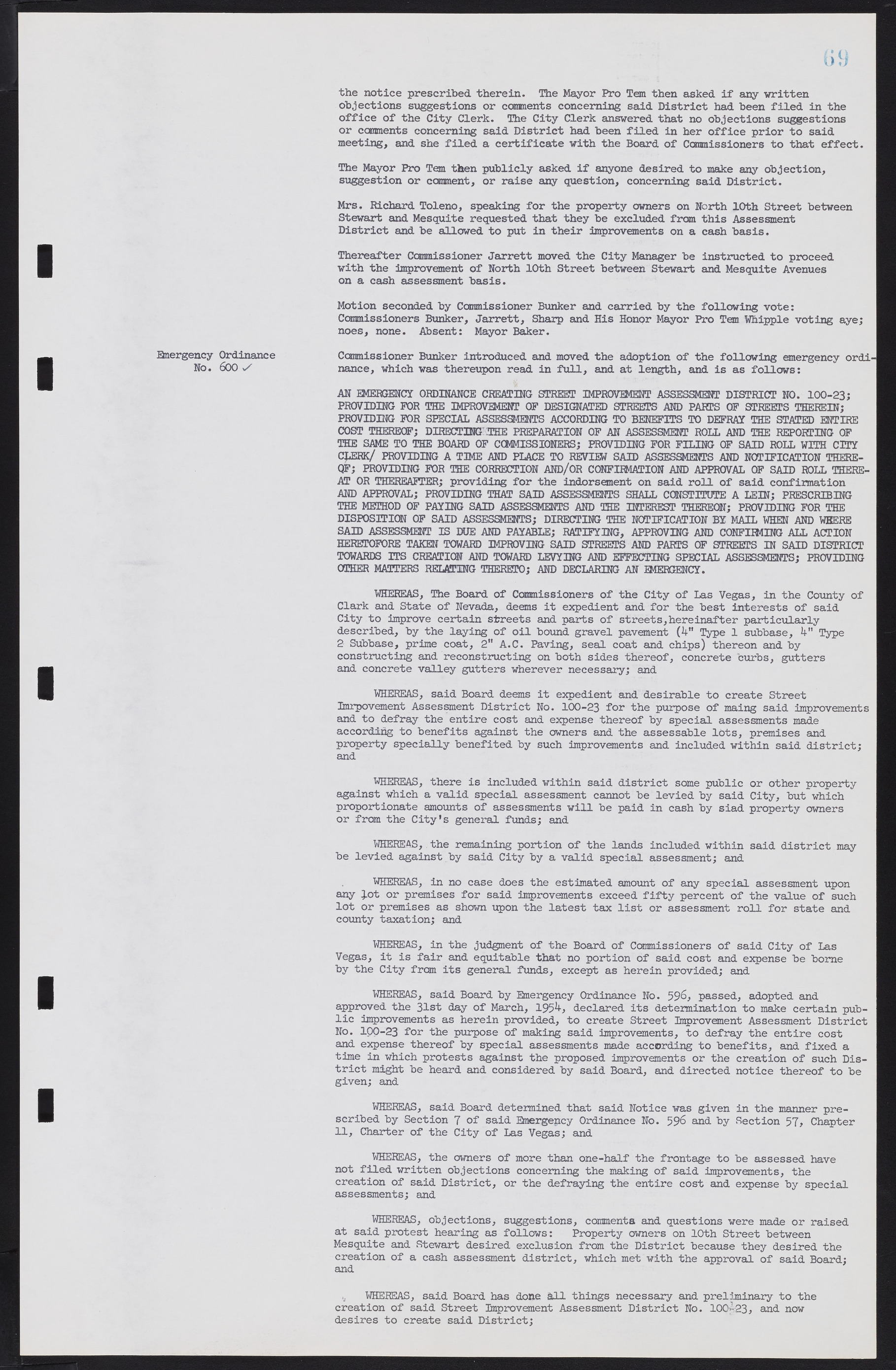 Las Vegas City Commission Minutes, February 17, 1954 to September 21, 1955, lvc000009-73