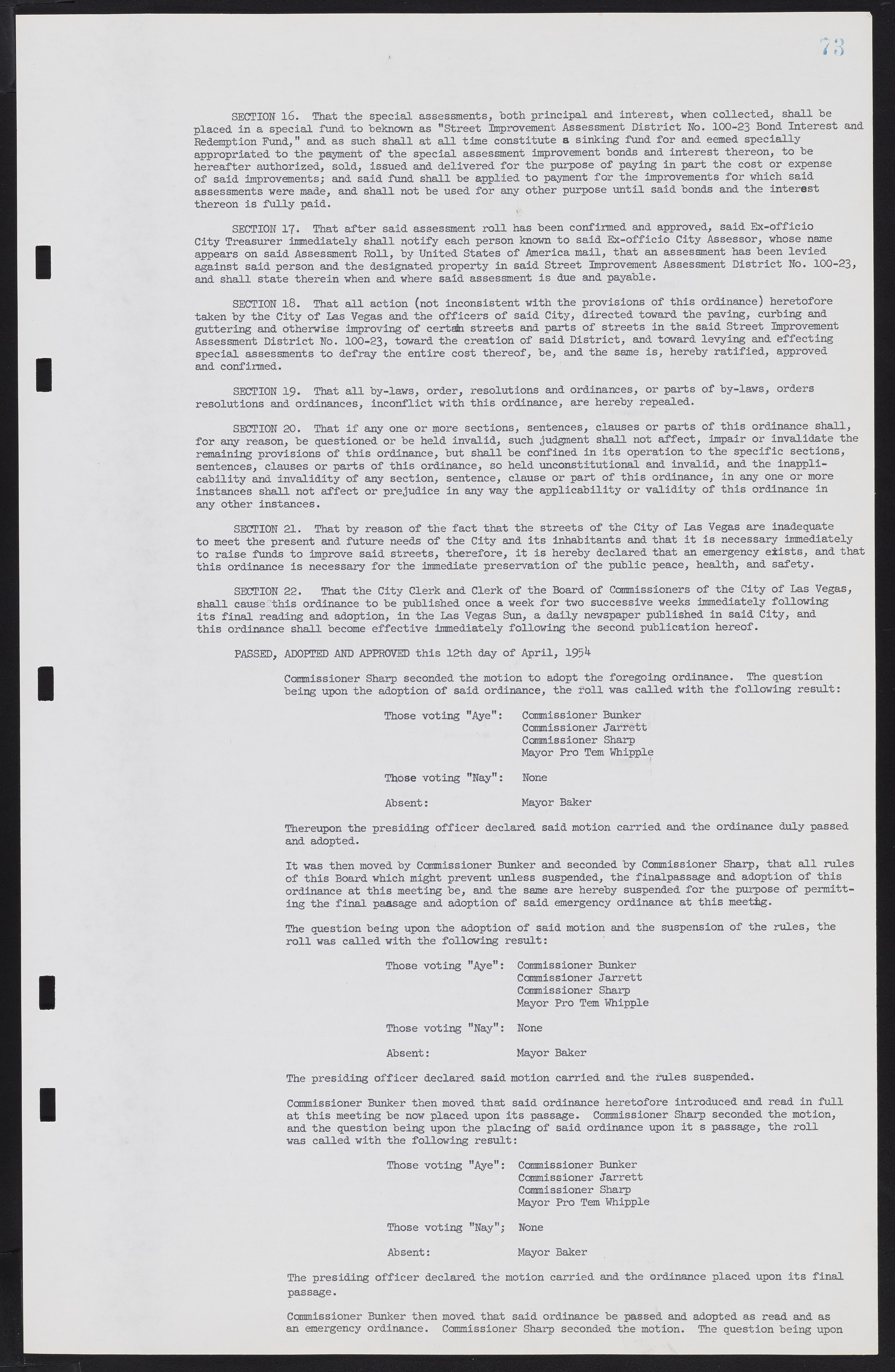 Las Vegas City Commission Minutes, February 17, 1954 to September 21, 1955, lvc000009-77