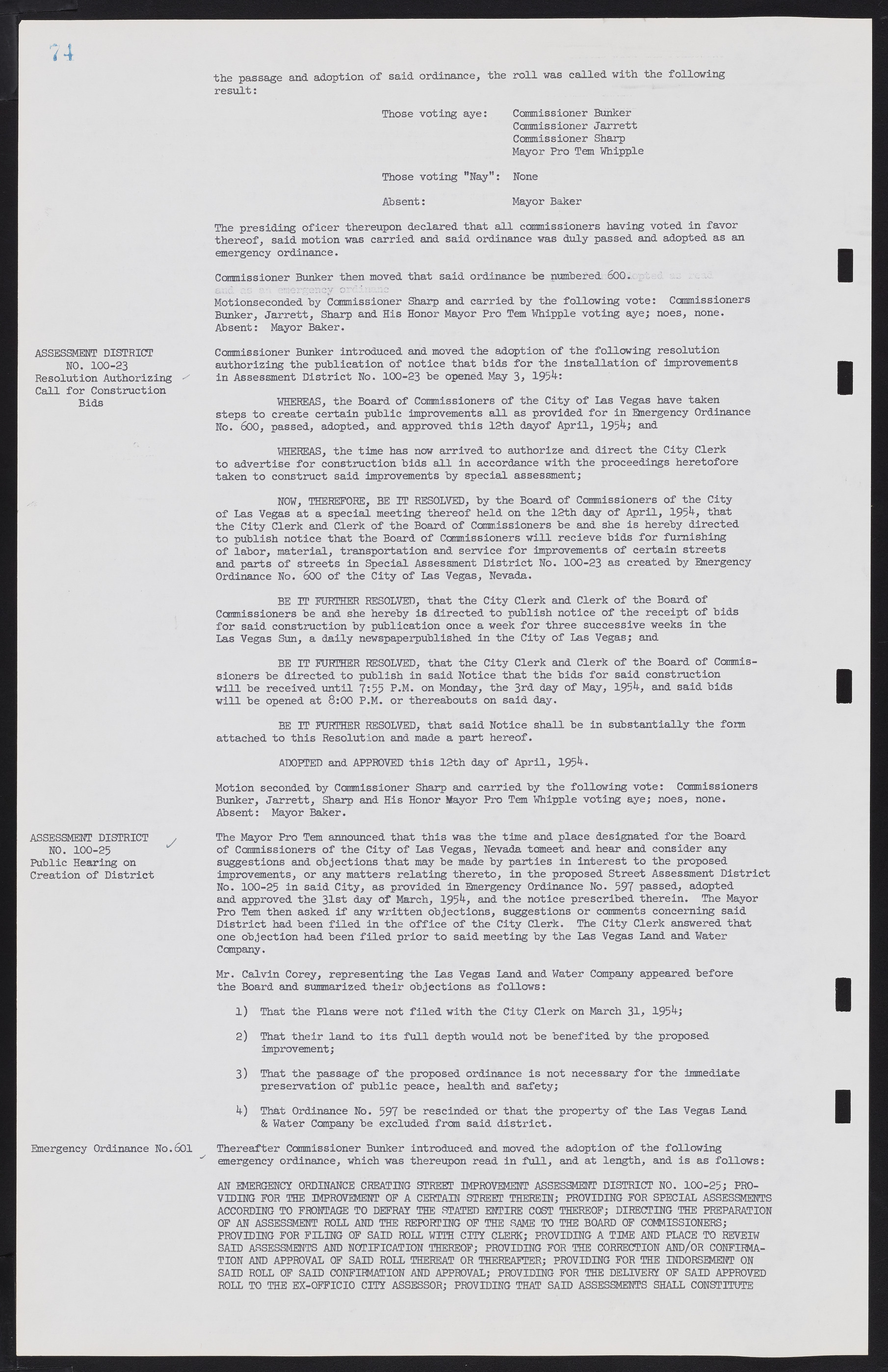 Las Vegas City Commission Minutes, February 17, 1954 to September 21, 1955, lvc000009-78