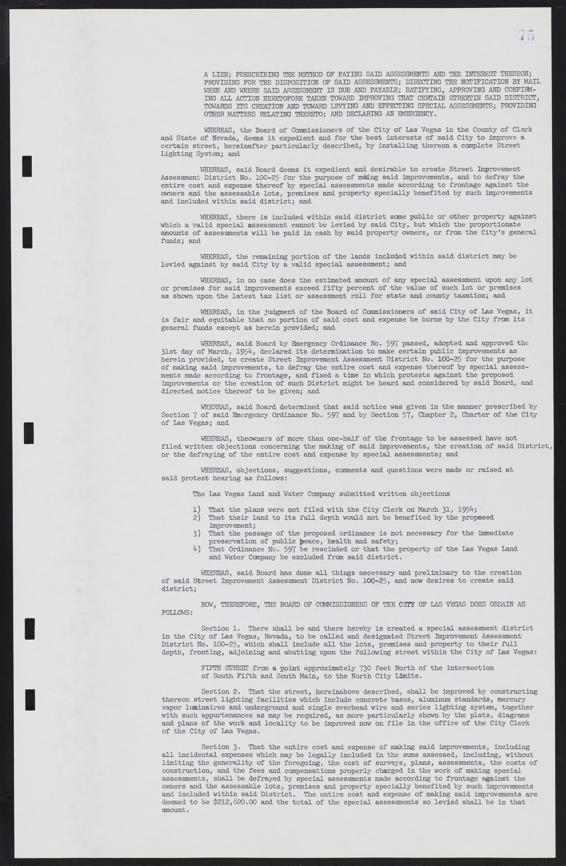 Las Vegas City Commission Minutes, February 17, 1954 to September 21, 1955, lvc000009-79