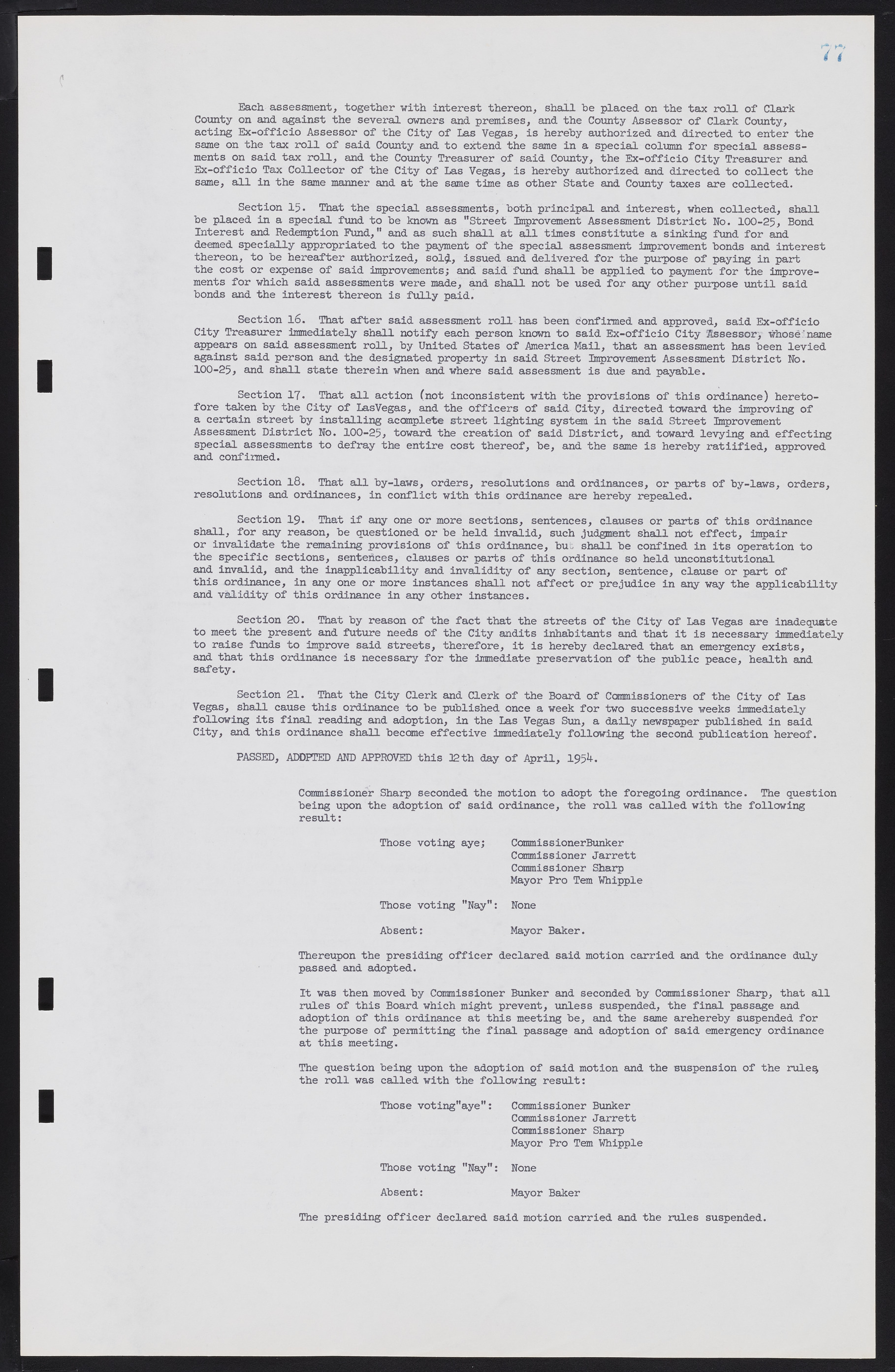 Las Vegas City Commission Minutes, February 17, 1954 to September 21, 1955, lvc000009-81