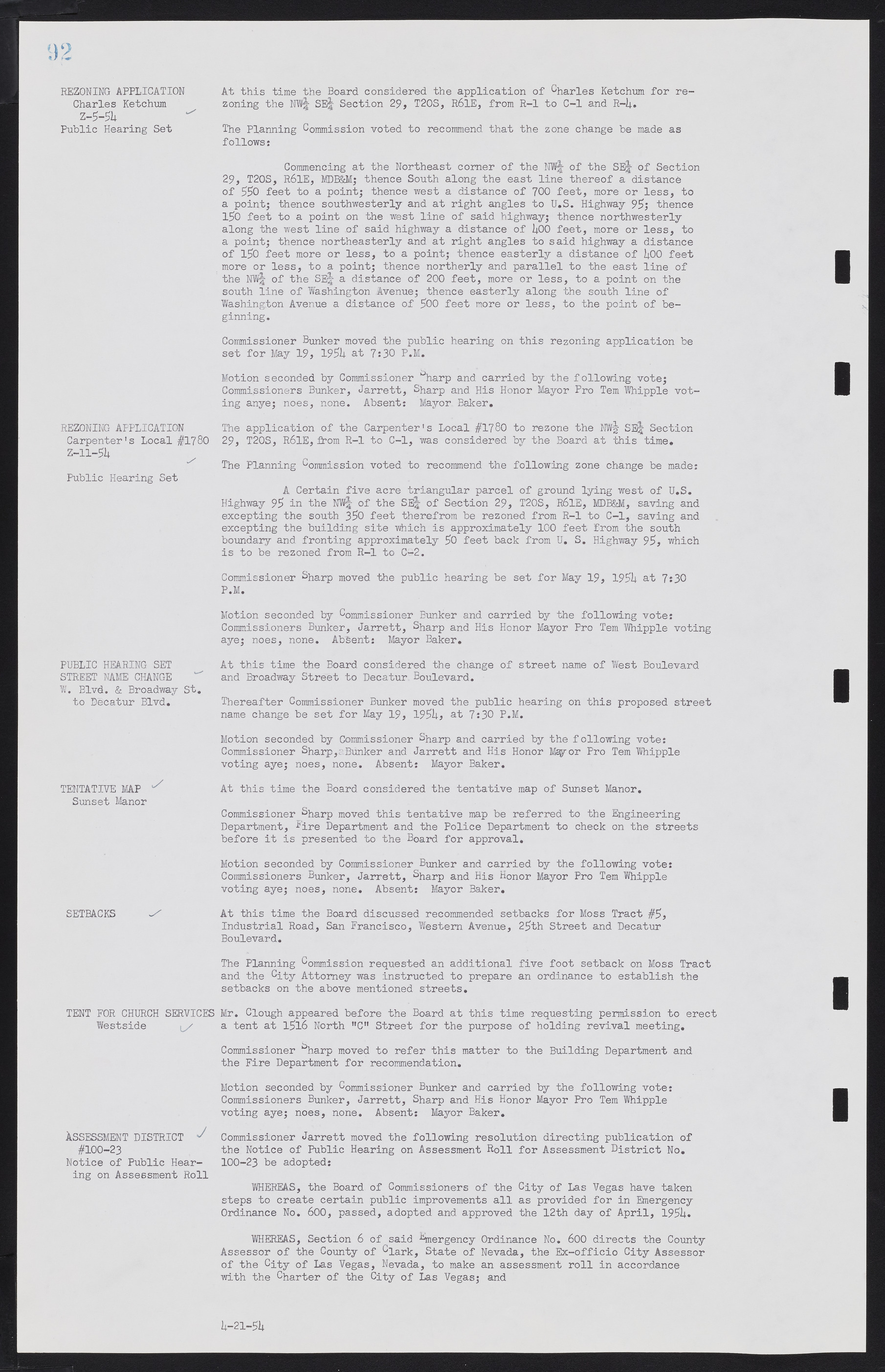 Las Vegas City Commission Minutes, February 17, 1954 to September 21, 1955, lvc000009-96