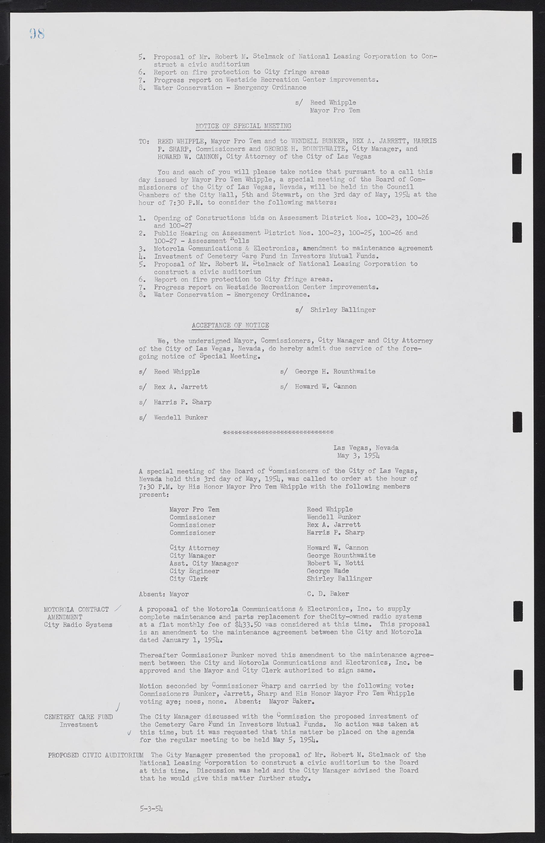 Las Vegas City Commission Minutes, February 17, 1954 to September 21, 1955, lvc000009-102