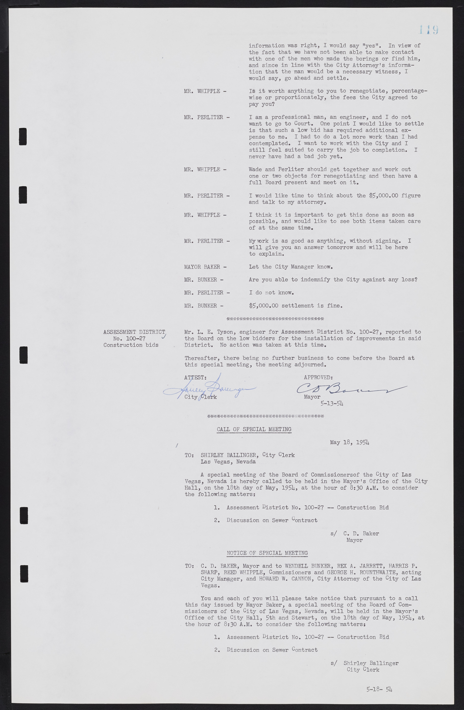 Las Vegas City Commission Minutes, February 17, 1954 to September 21, 1955, lvc000009-123