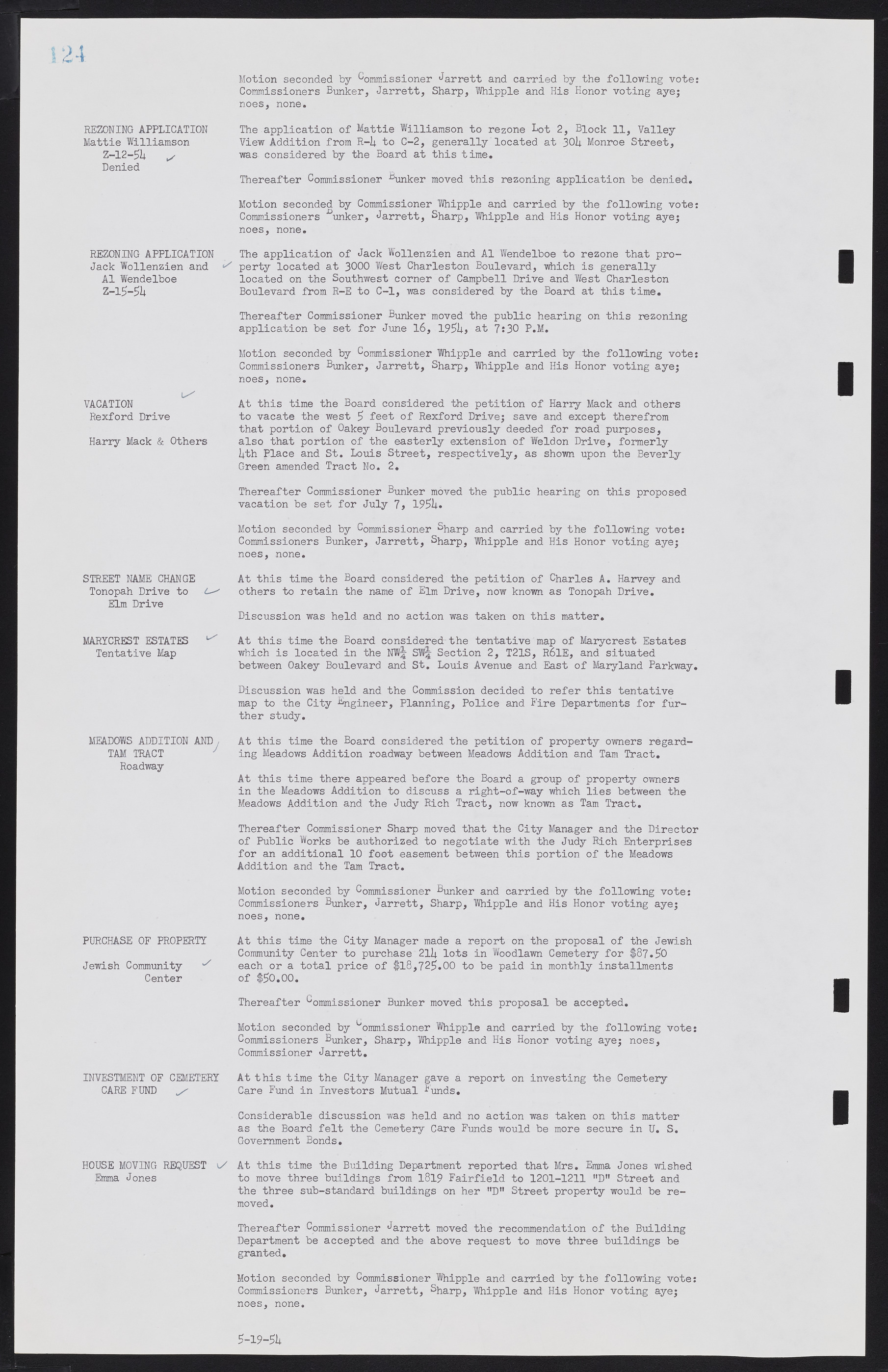 Las Vegas City Commission Minutes, February 17, 1954 to September 21, 1955, lvc000009-128