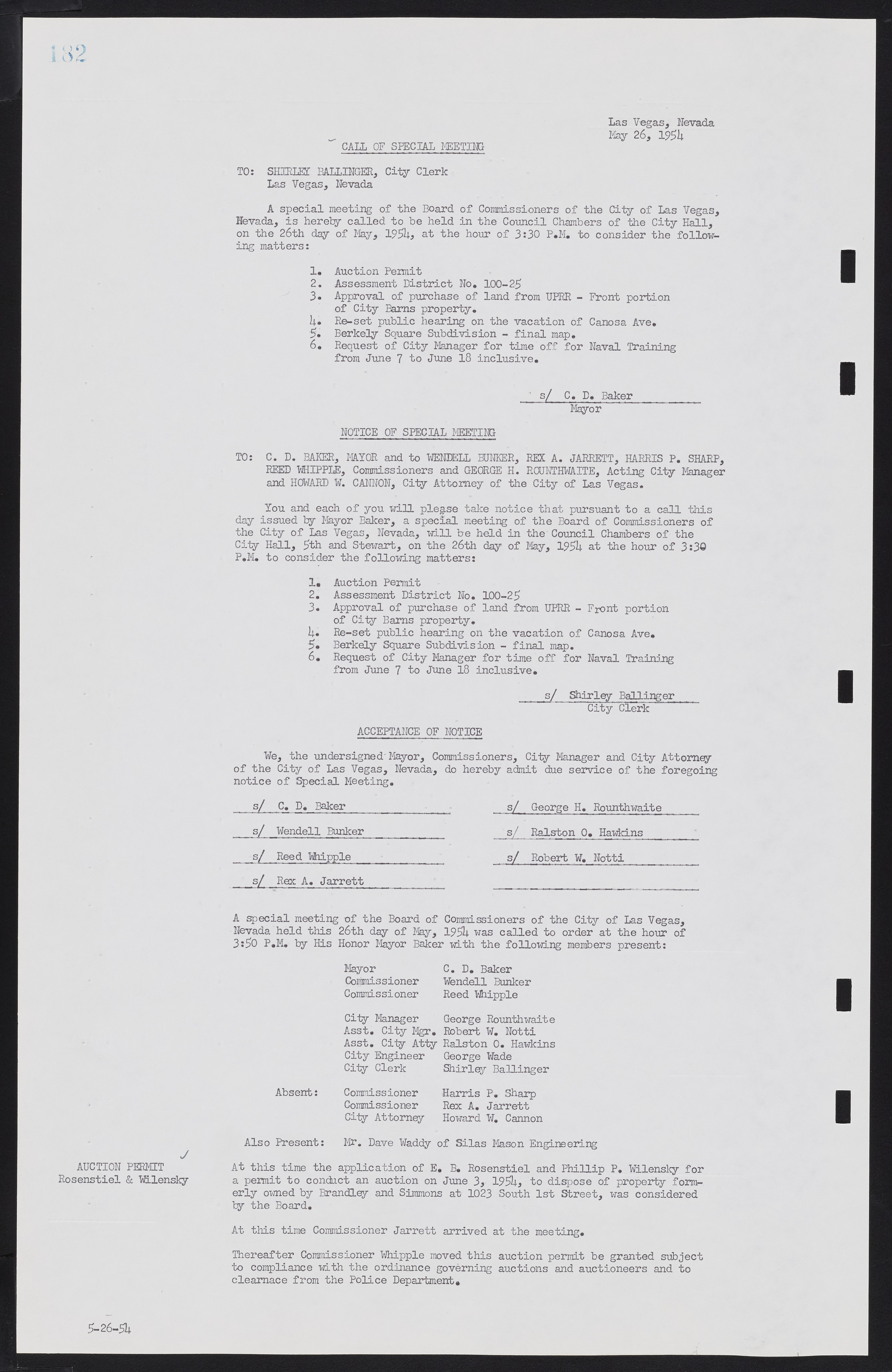 Las Vegas City Commission Minutes, February 17, 1954 to September 21, 1955, lvc000009-188
