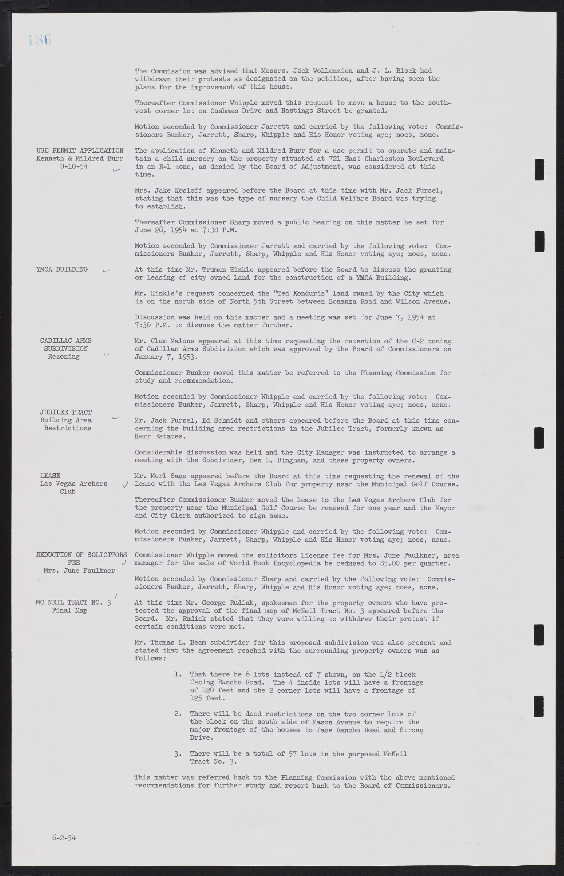 Las Vegas City Commission Minutes, February 17, 1954 to September 21, 1955, lvc000009-192