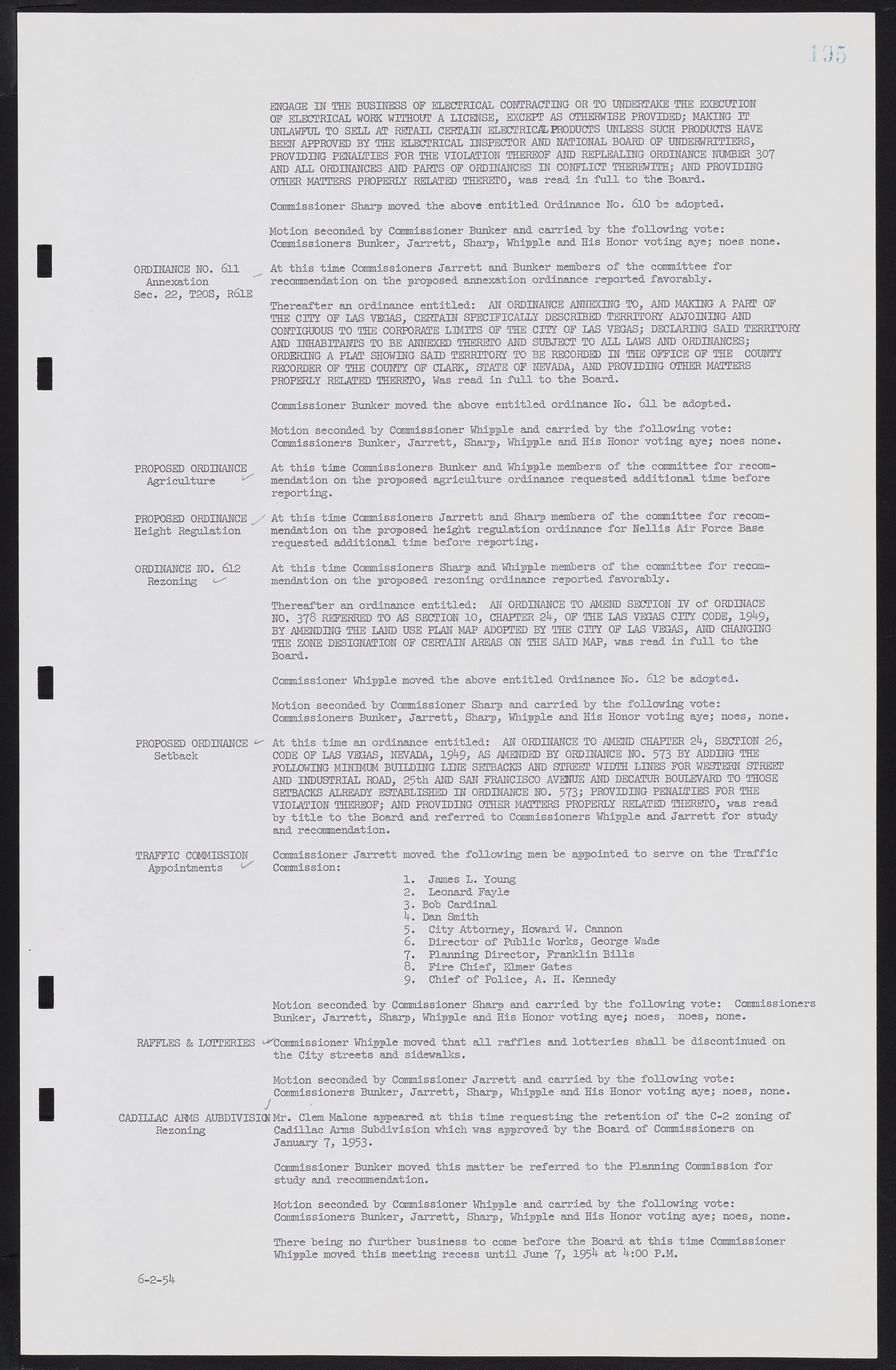 Las Vegas City Commission Minutes, February 17, 1954 to September 21, 1955, lvc000009-201