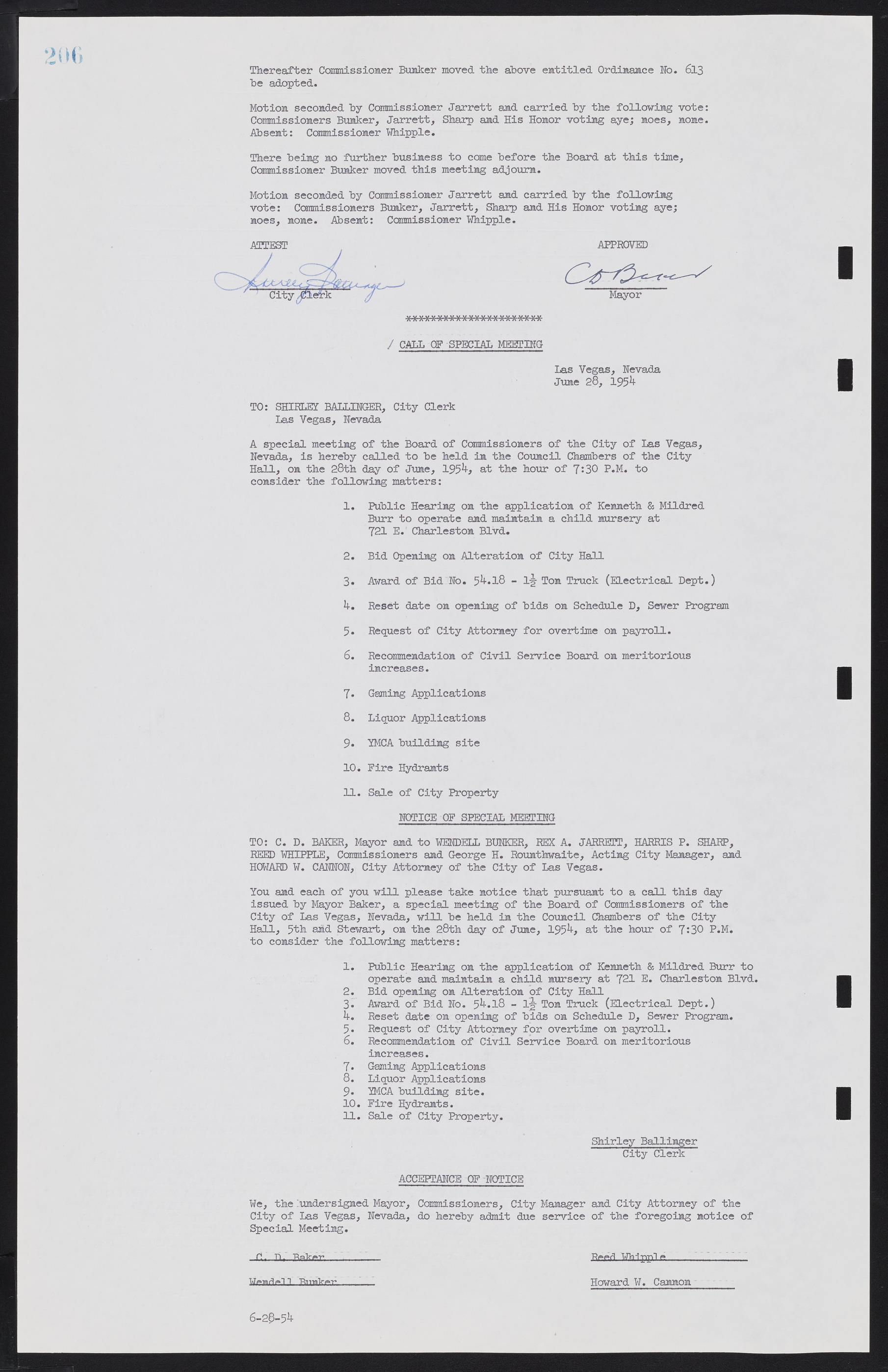 Las Vegas City Commission Minutes, February 17, 1954 to September 21, 1955, lvc000009-212
